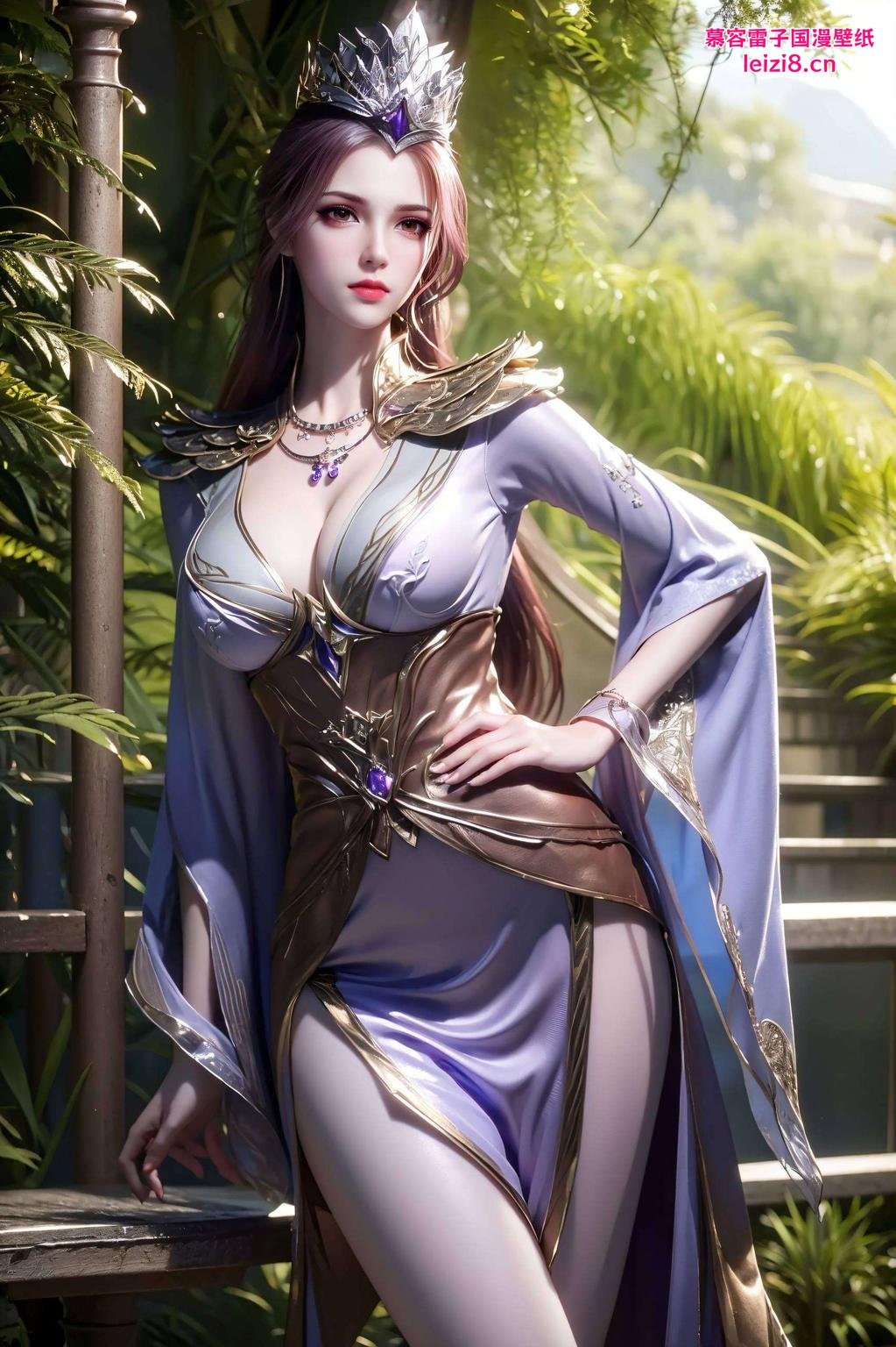 动漫界的霸气女神比比东登场啦！高清壁纸这期超还原免费壁纸秀