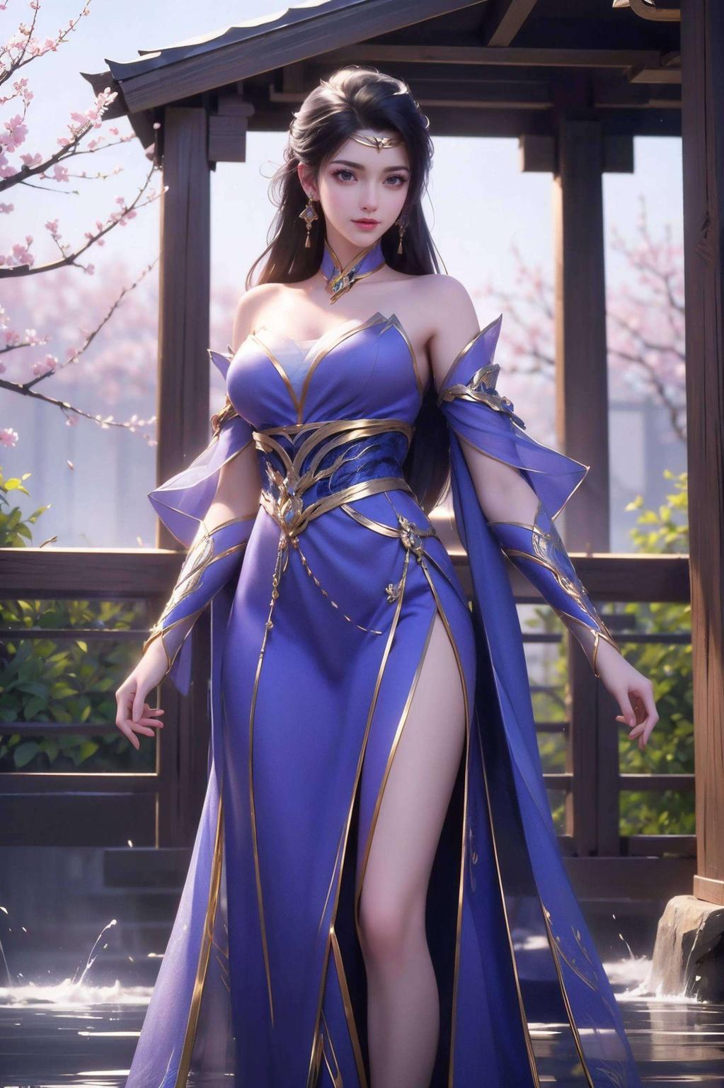 宛如仙子漫步仙境