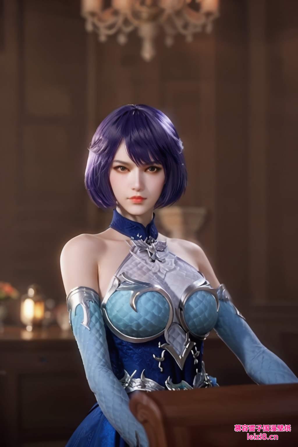 每一帧都是动漫的浪漫诗篇紫霞漫天映照高清壁纸