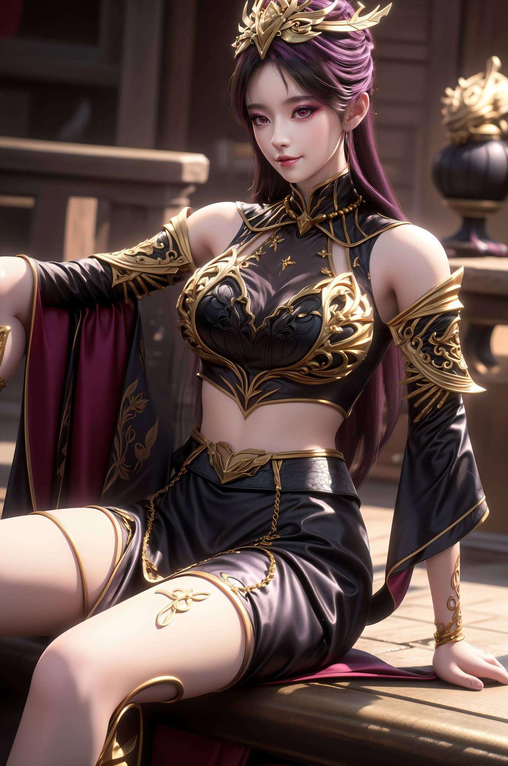 高清质感神秘的红衣