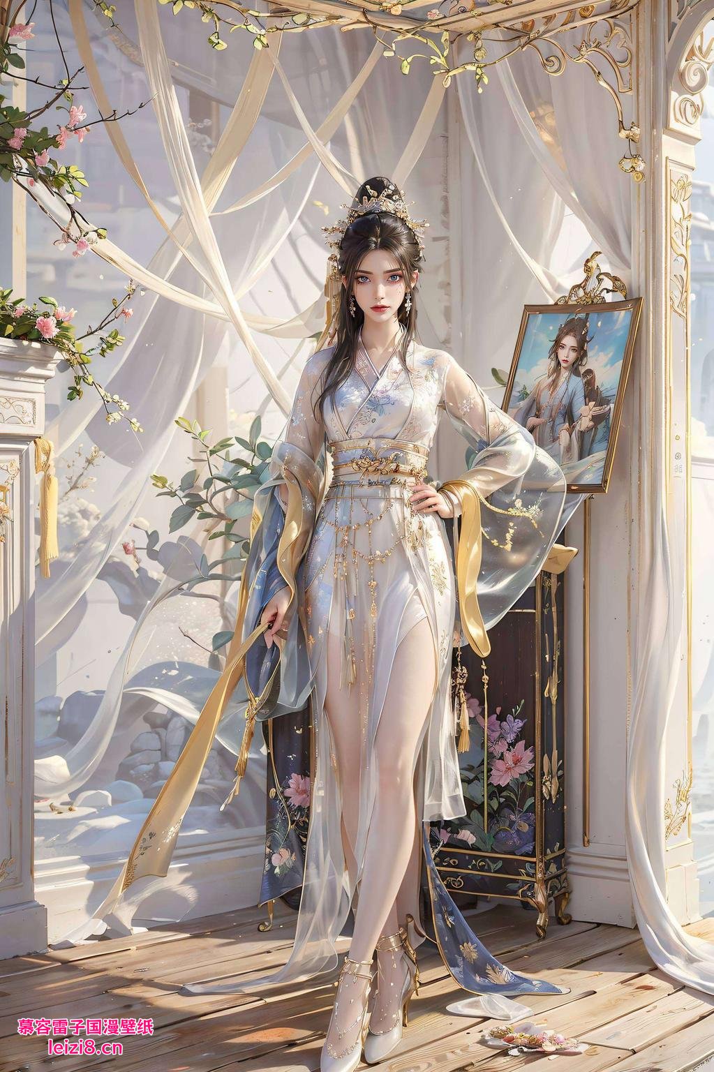 仿佛置身于冬日仙境