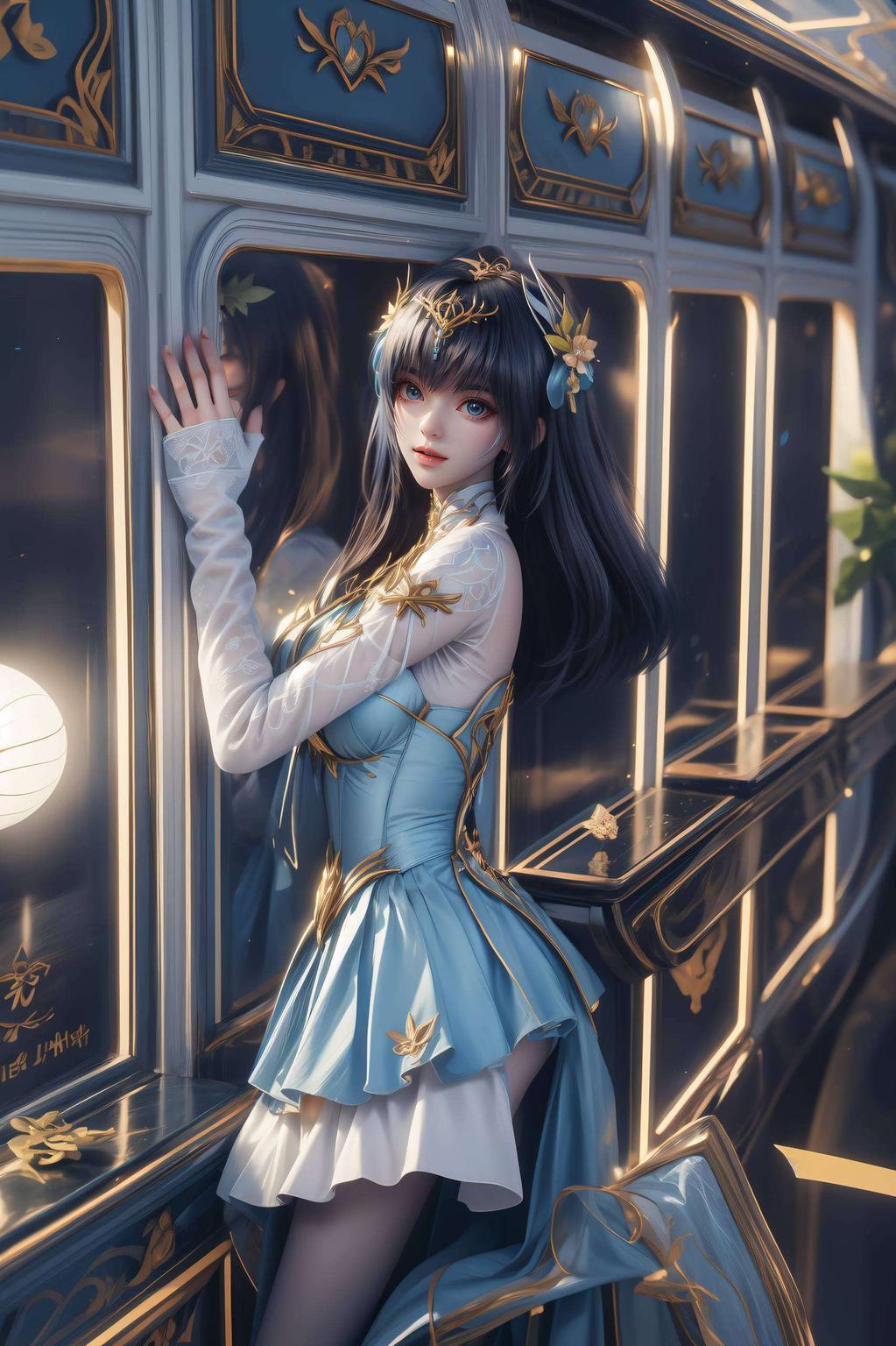 咱们要给大家带来的是《神印王座》中的枫玲儿！画面细腻到每一根发丝高清呈现