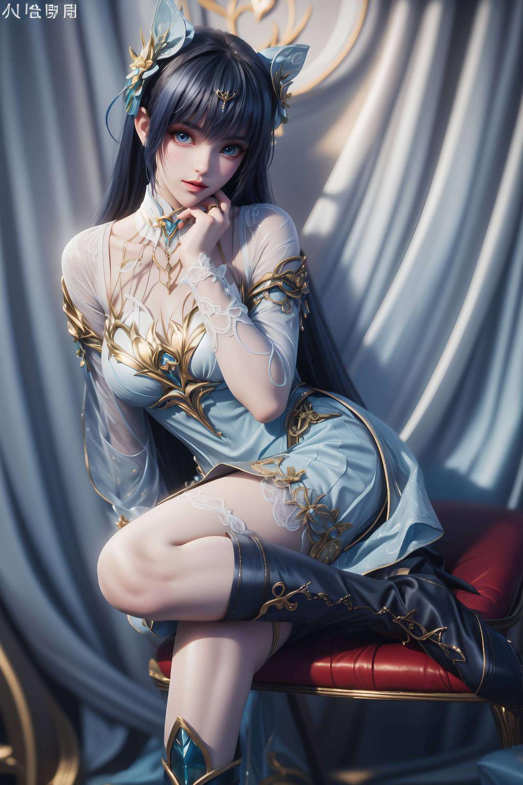 简直是国漫女神的代表简洁大方