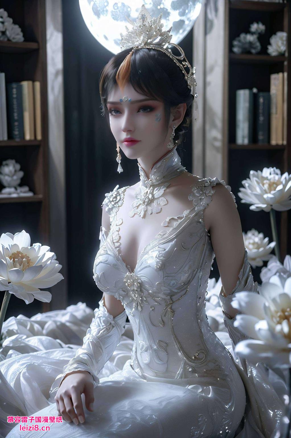 墨色长发飘逸美图尽享！