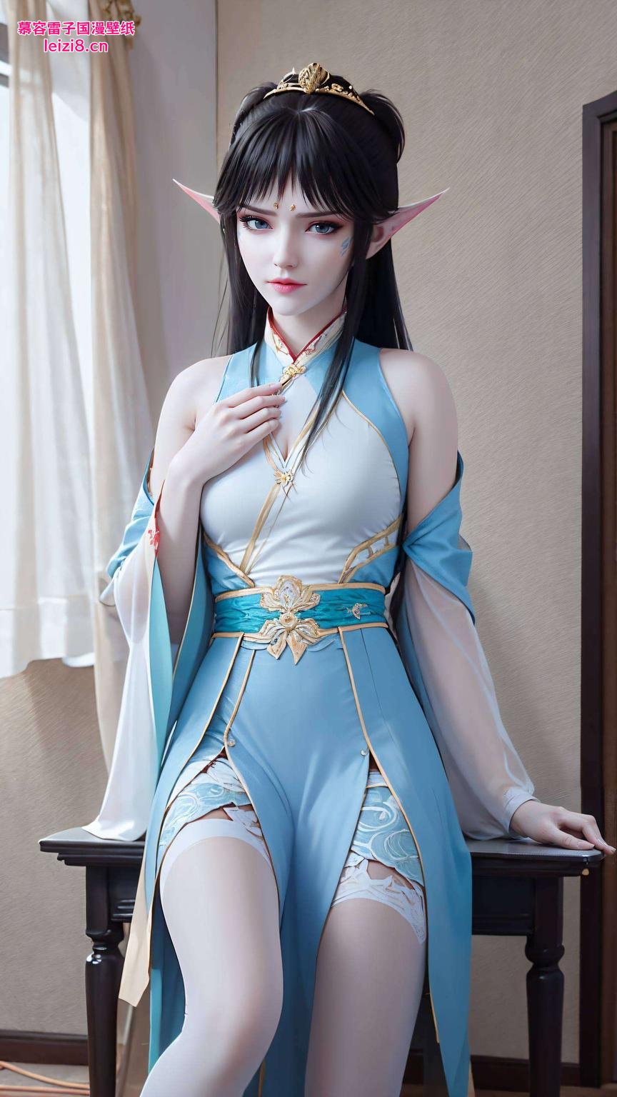 让人一看就心生欢喜简直完美！凤清儿那优雅的姿态