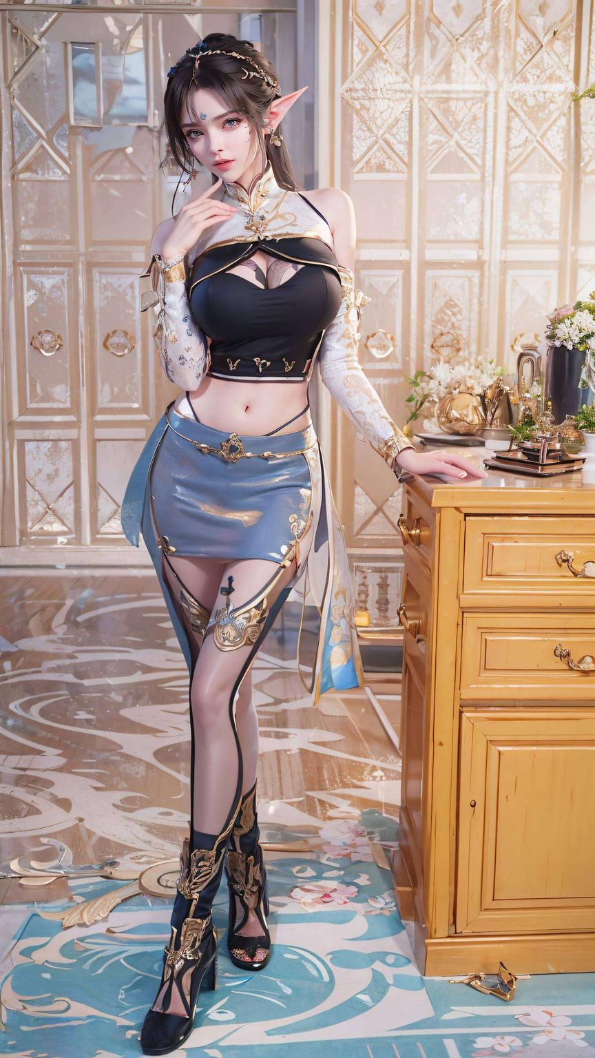 追寻二次元的美凤清儿AI壁纸