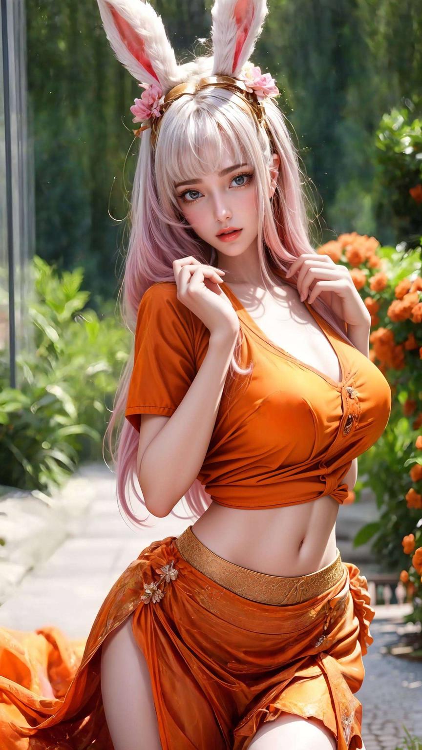 淡雅色调以公孙离的4K高清视频为背景