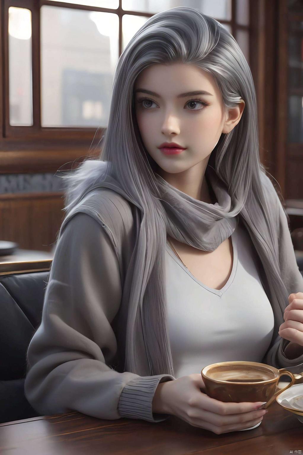 细腻笔触描绘鹤熙静谧美颜