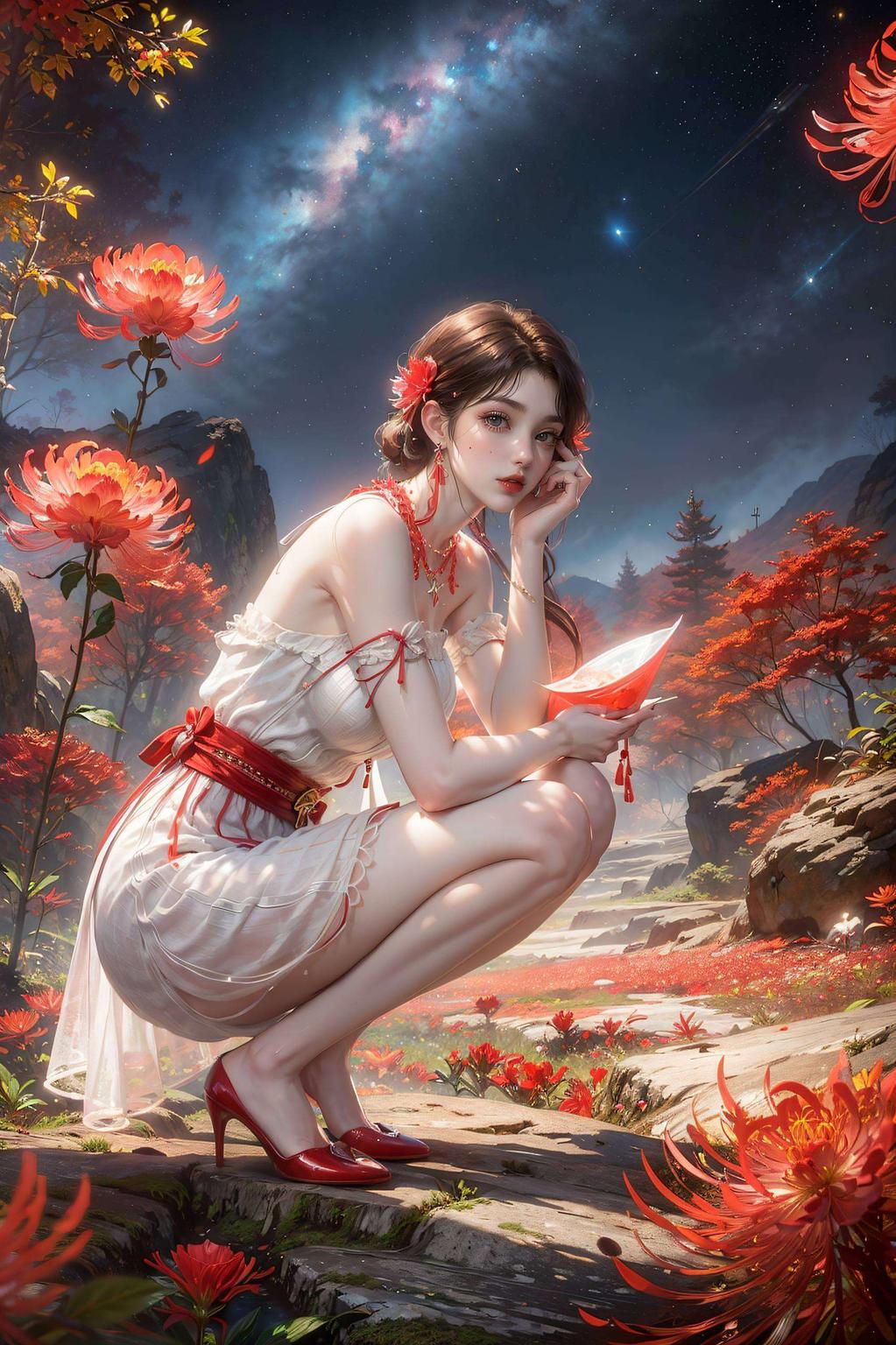 火灵儿与石昊携手闯江湖灵动画面