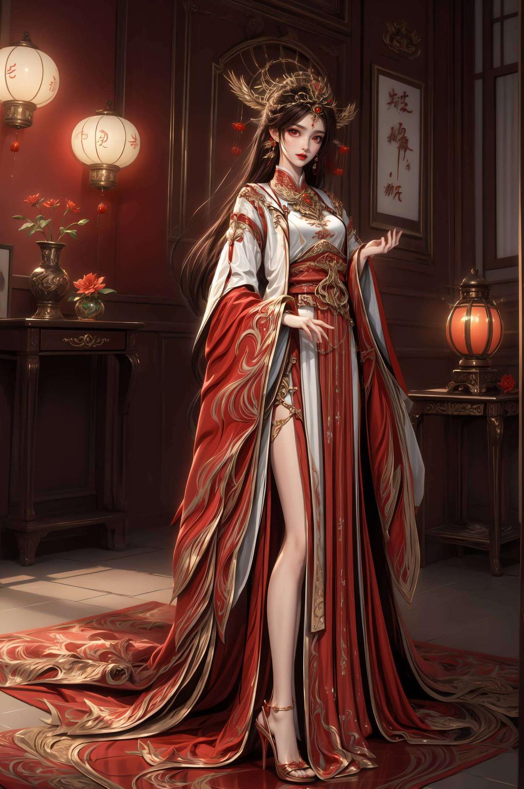 今天给大家带来一组超可爱的电脑壁纸！🎉 瞧瞧这款火灵儿婚服壁纸美得让人心动