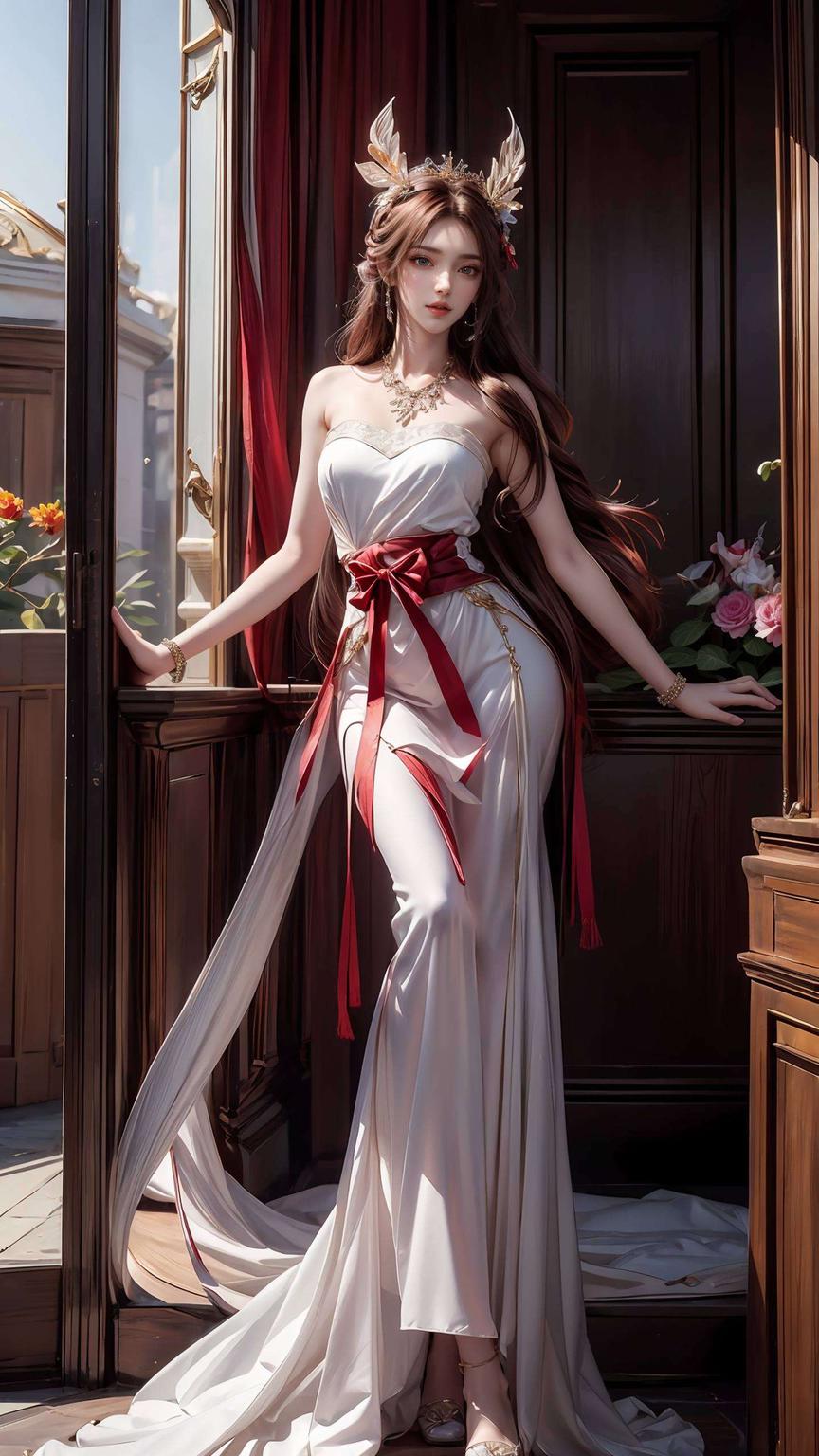 她灵动飘逸火灵儿清凉高清壁纸