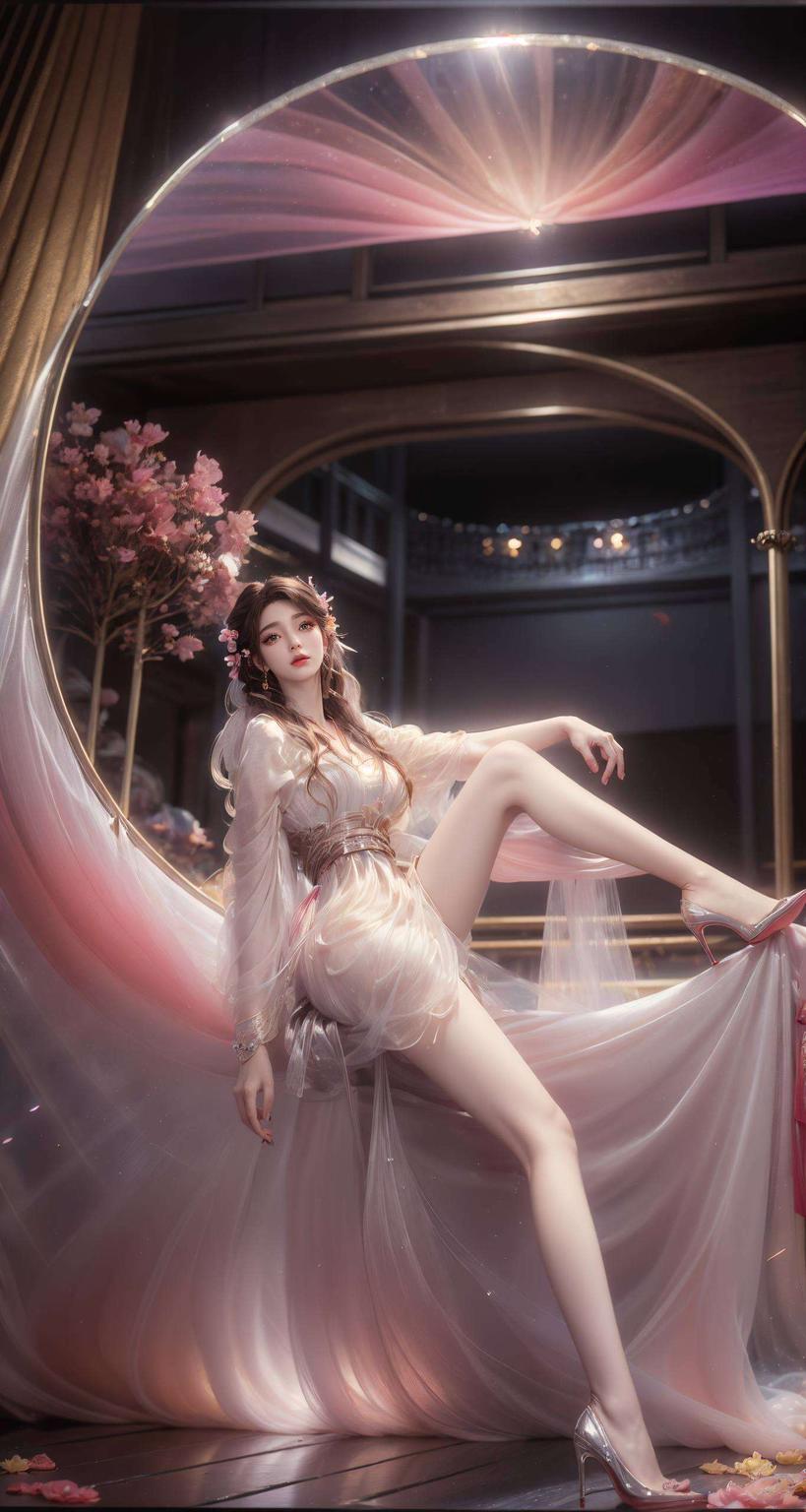 古风壁纸映美目火灵儿翩翩舞