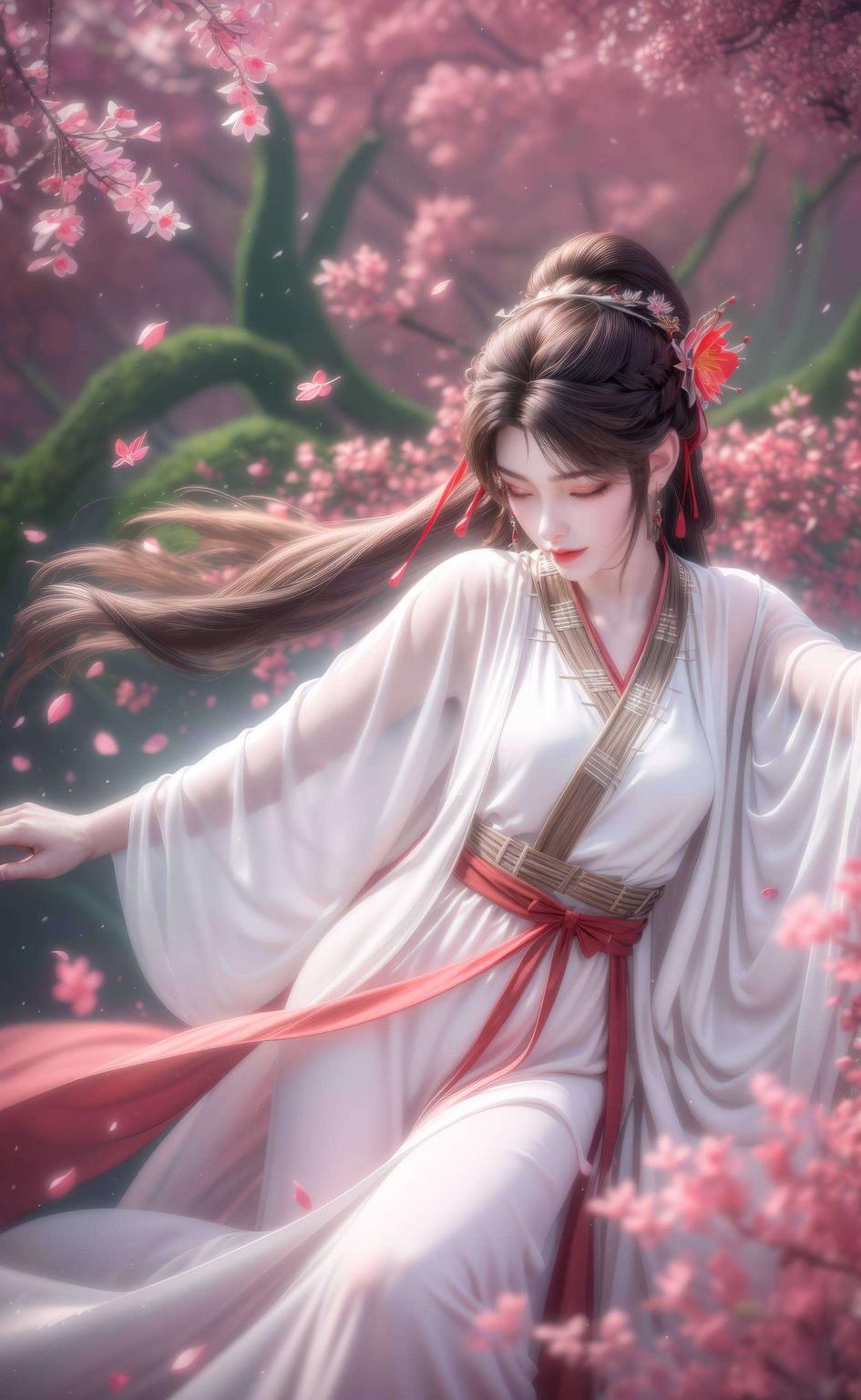 石昊与火灵儿树下唯美风华