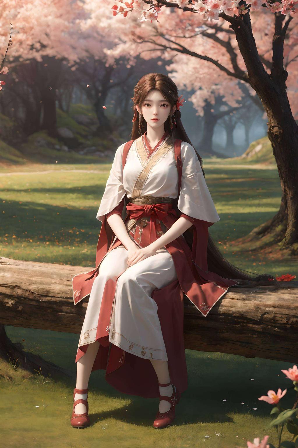 瞬间点亮你的平板桌面！这背影灵动飘逸