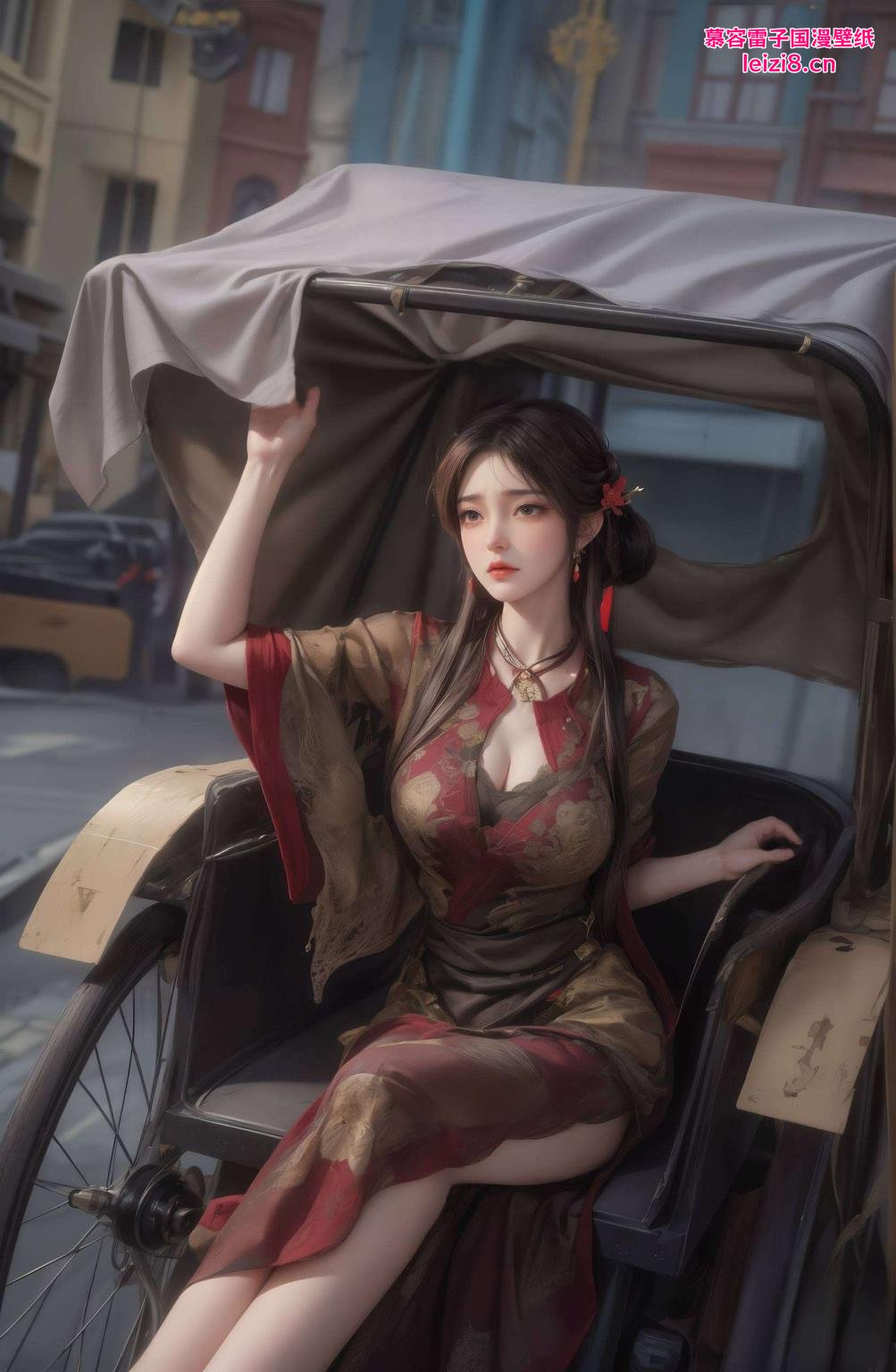 石昊与火灵儿壁纸亮相！墨香氤氲古韵流转