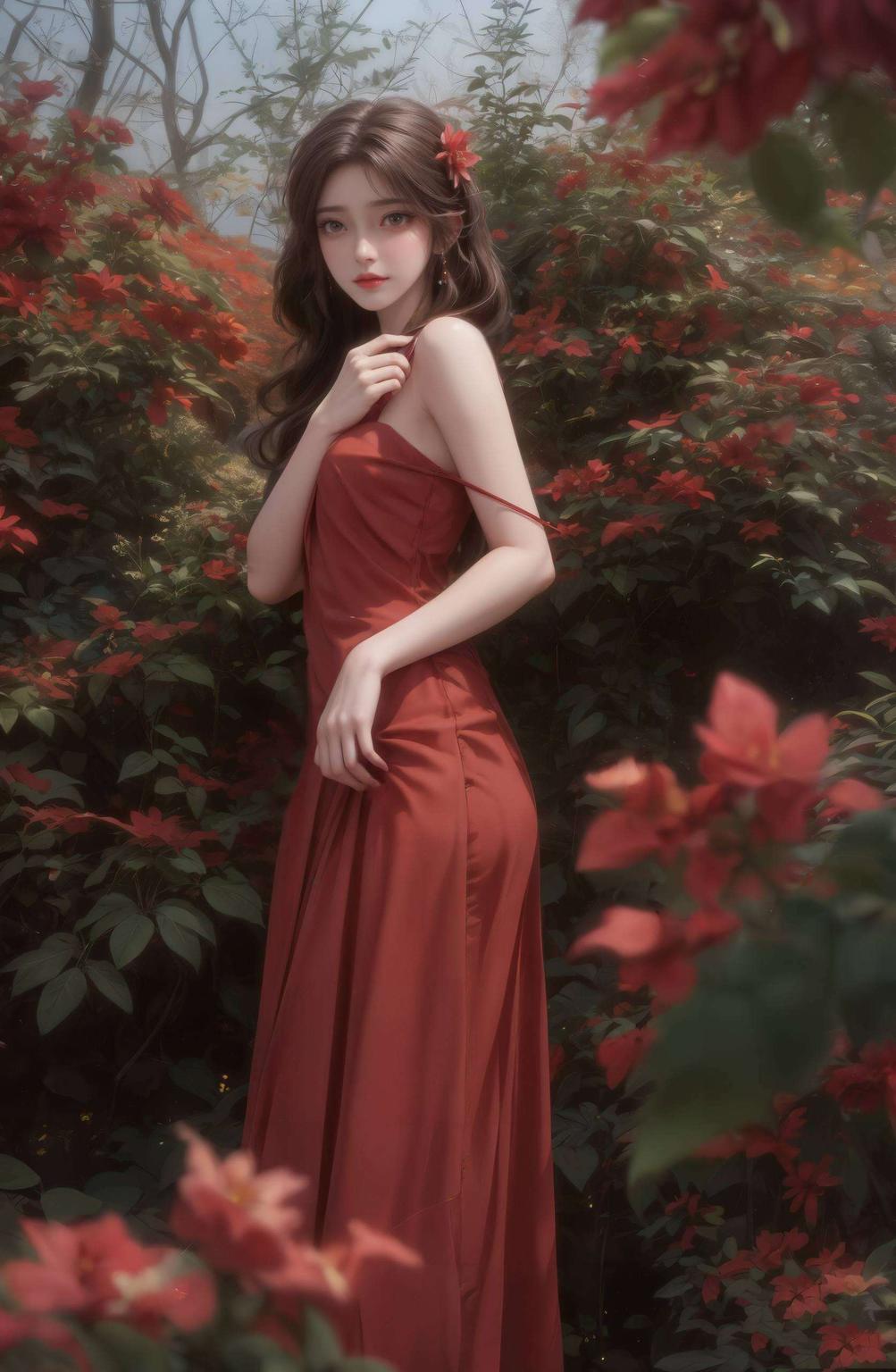 火灵儿灵动身影高清壁纸映光彩