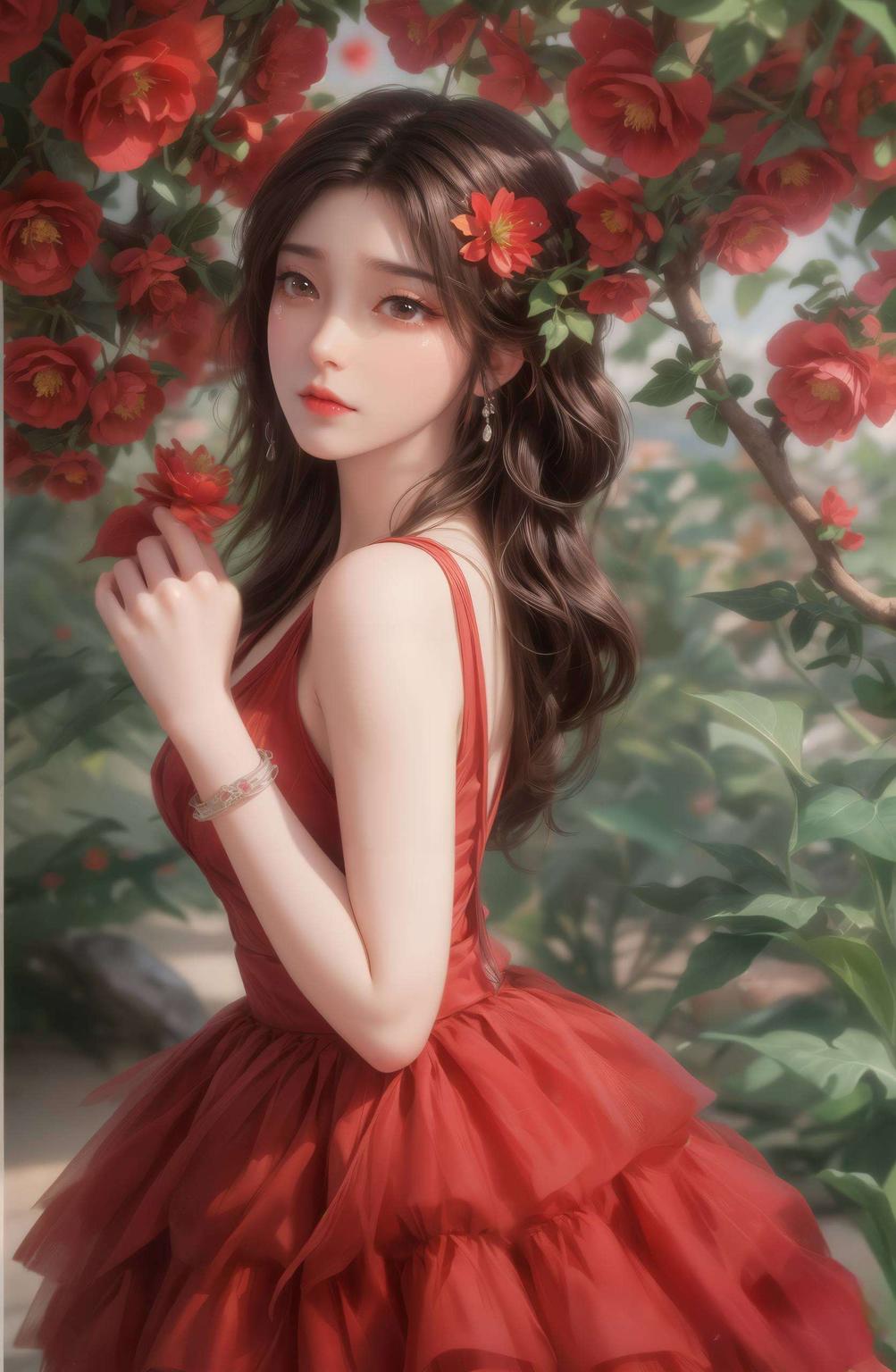 静态极简美如画火桑泪滴