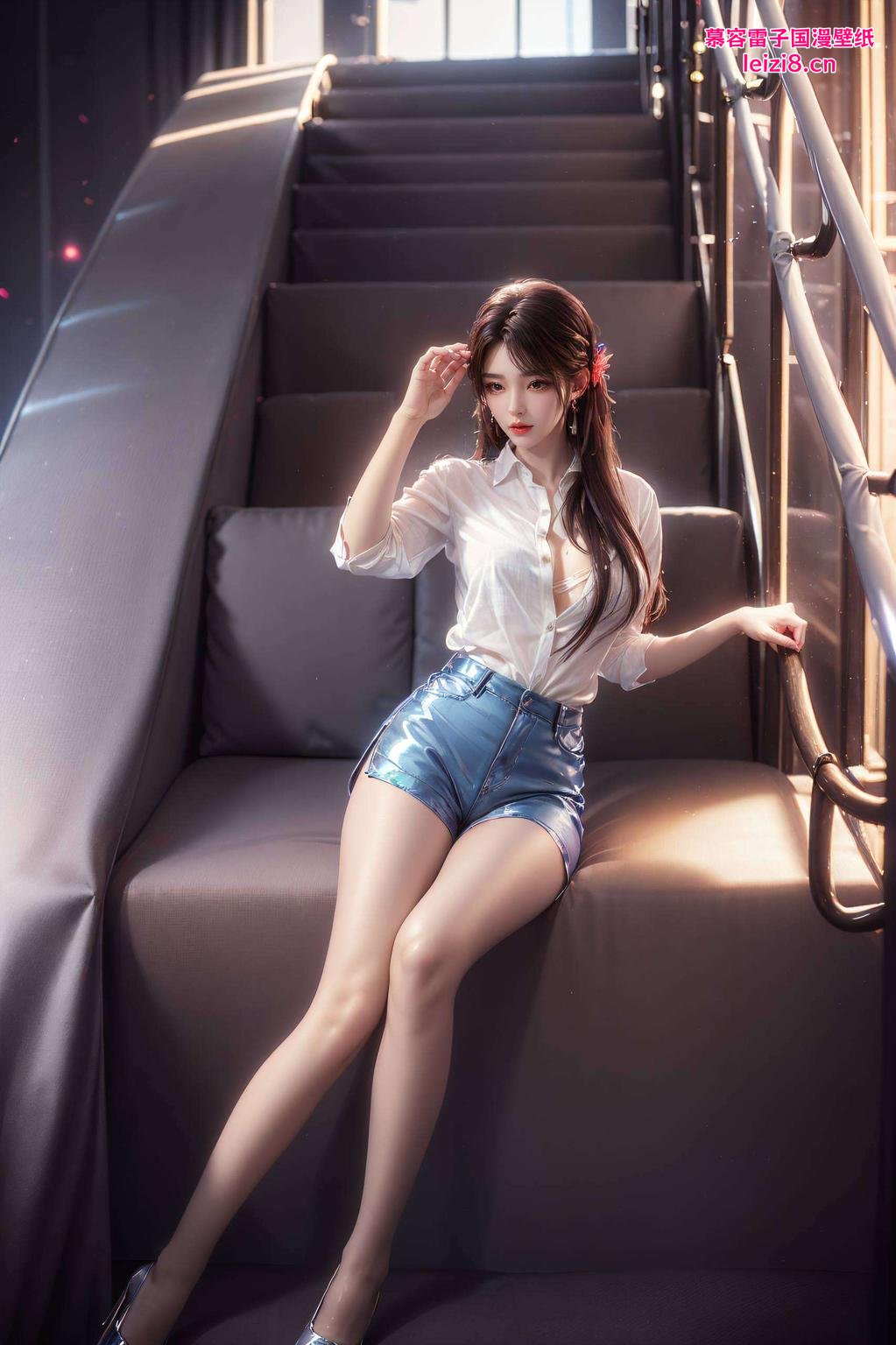 简洁大方火灵儿官方网站高清壁纸