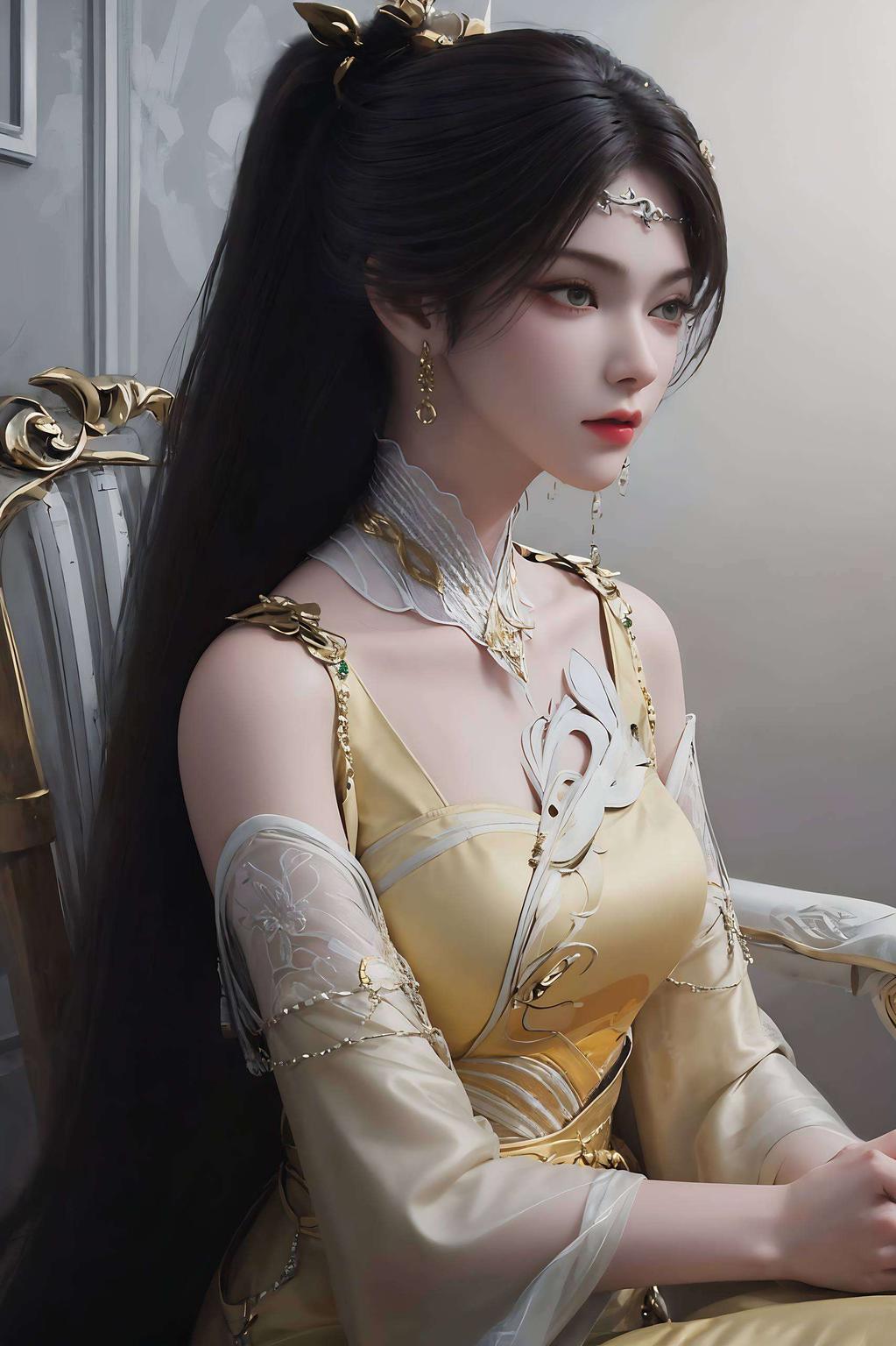 清新细腻金瓶儿网图壁纸