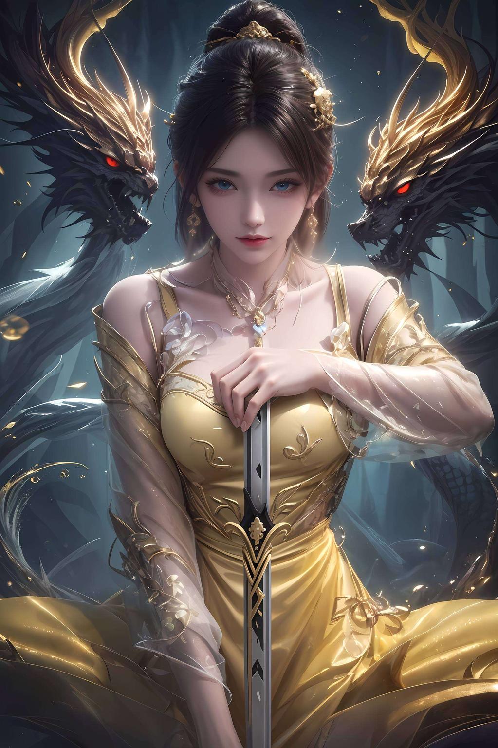 金瓶儿古风壁纸淡雅色彩