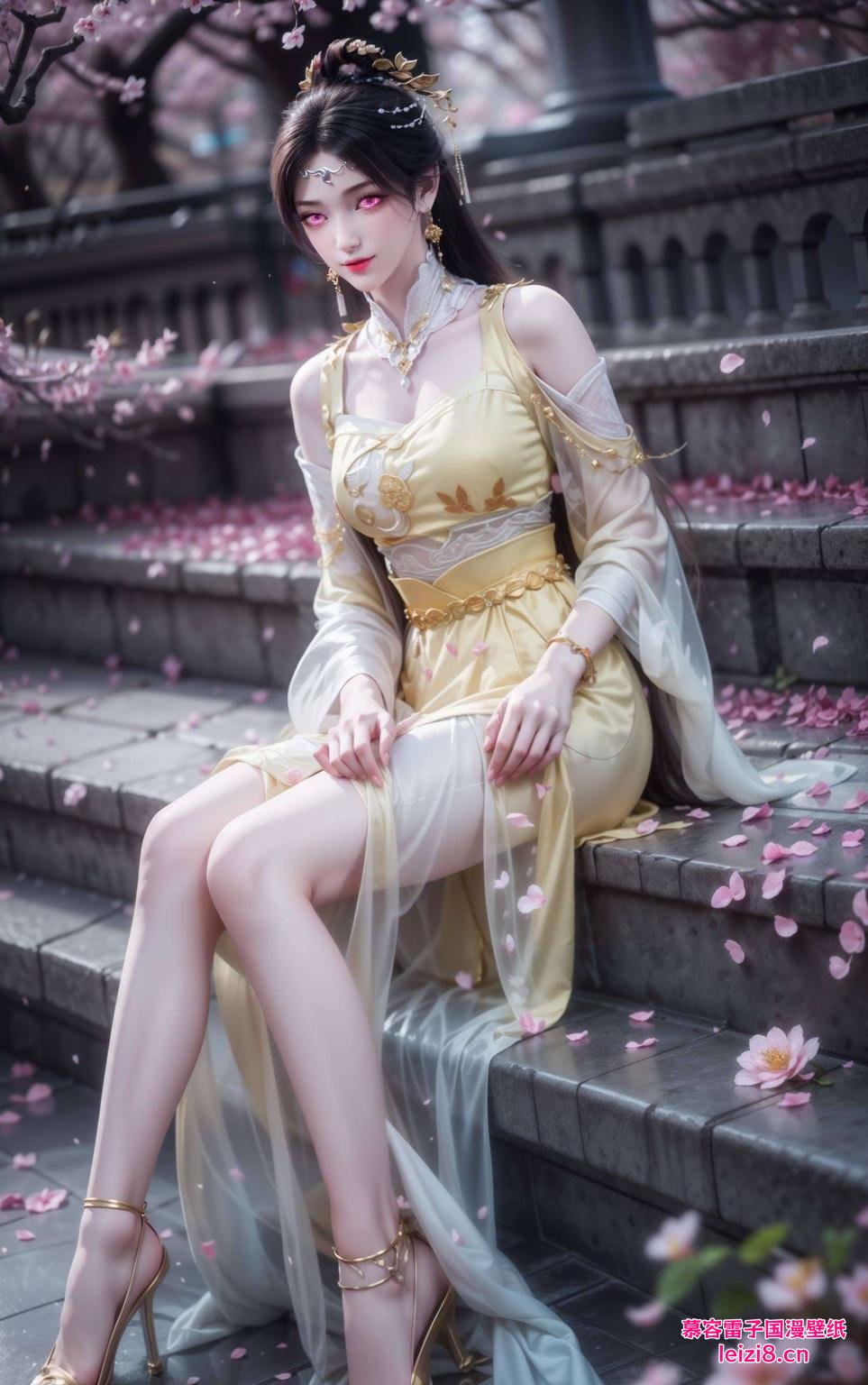 金瓶儿古风壁纸细腻笔触描绘