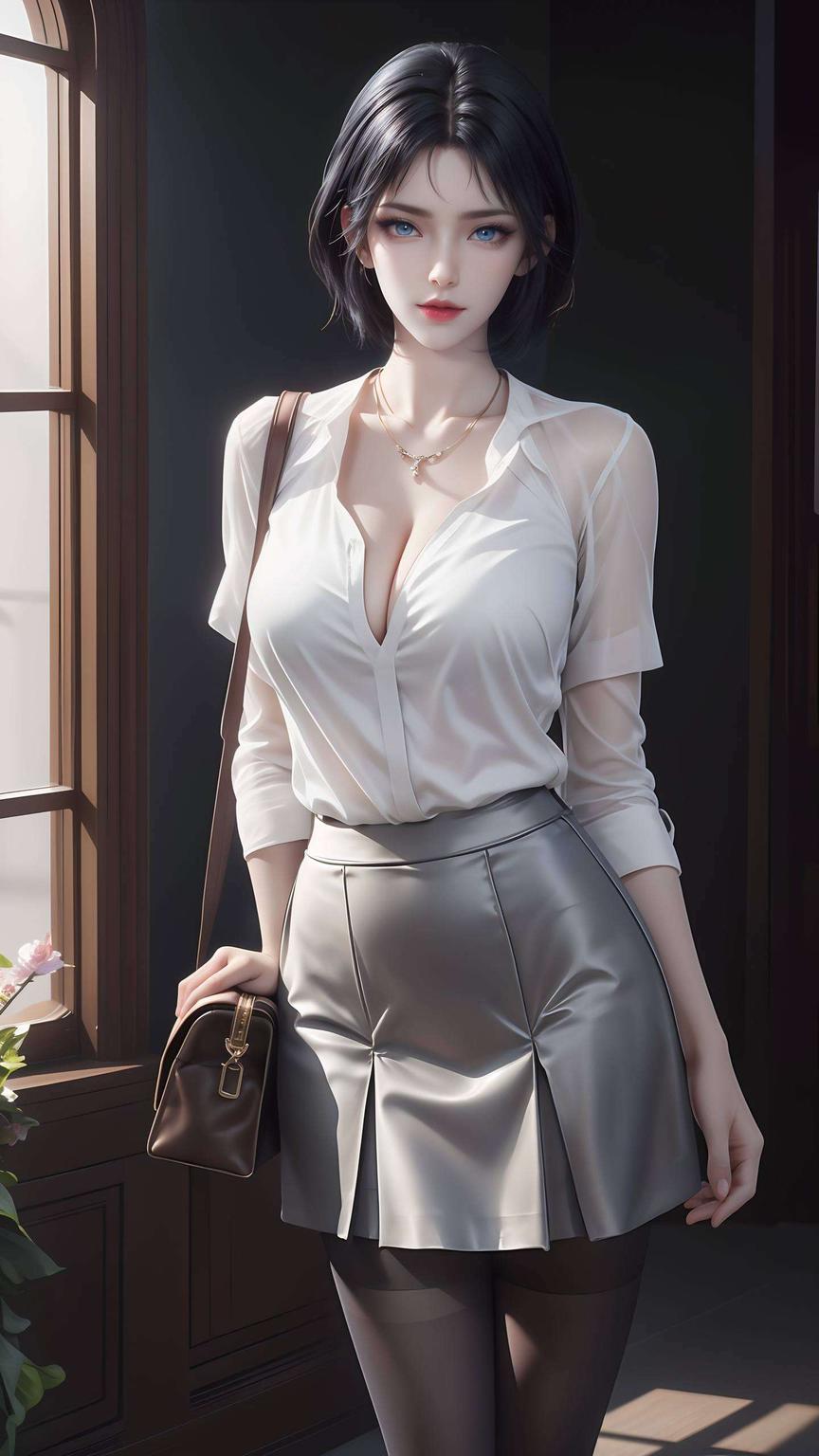 妖刀姬傲立其中今天给大家带来一款超清晰、免费的PC简洁壁纸——妖刀姬青枝瓷！这款壁纸以清新的青枝瓷为背景