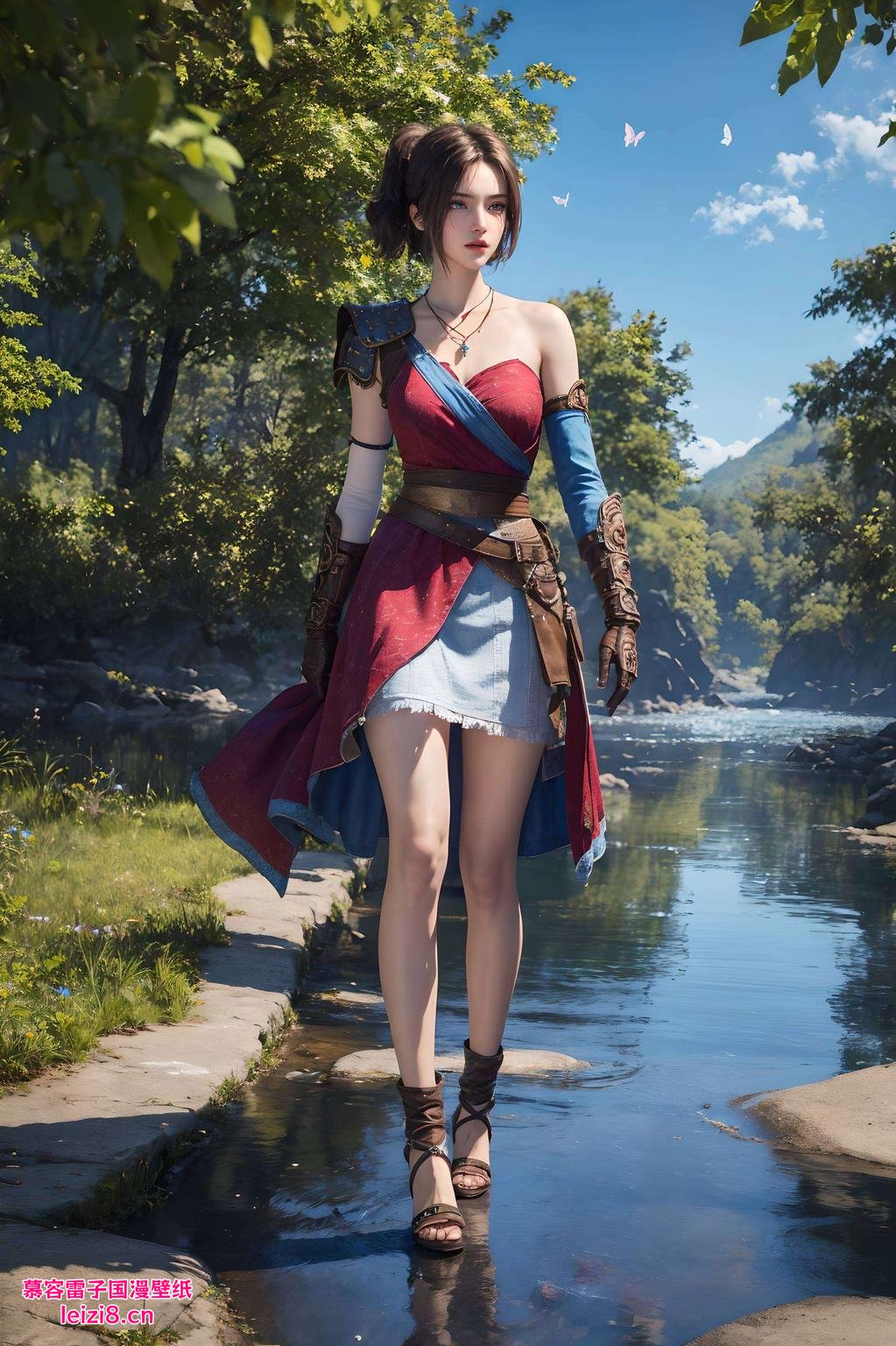 细腻画风不良人姬如雪锁屏壁纸