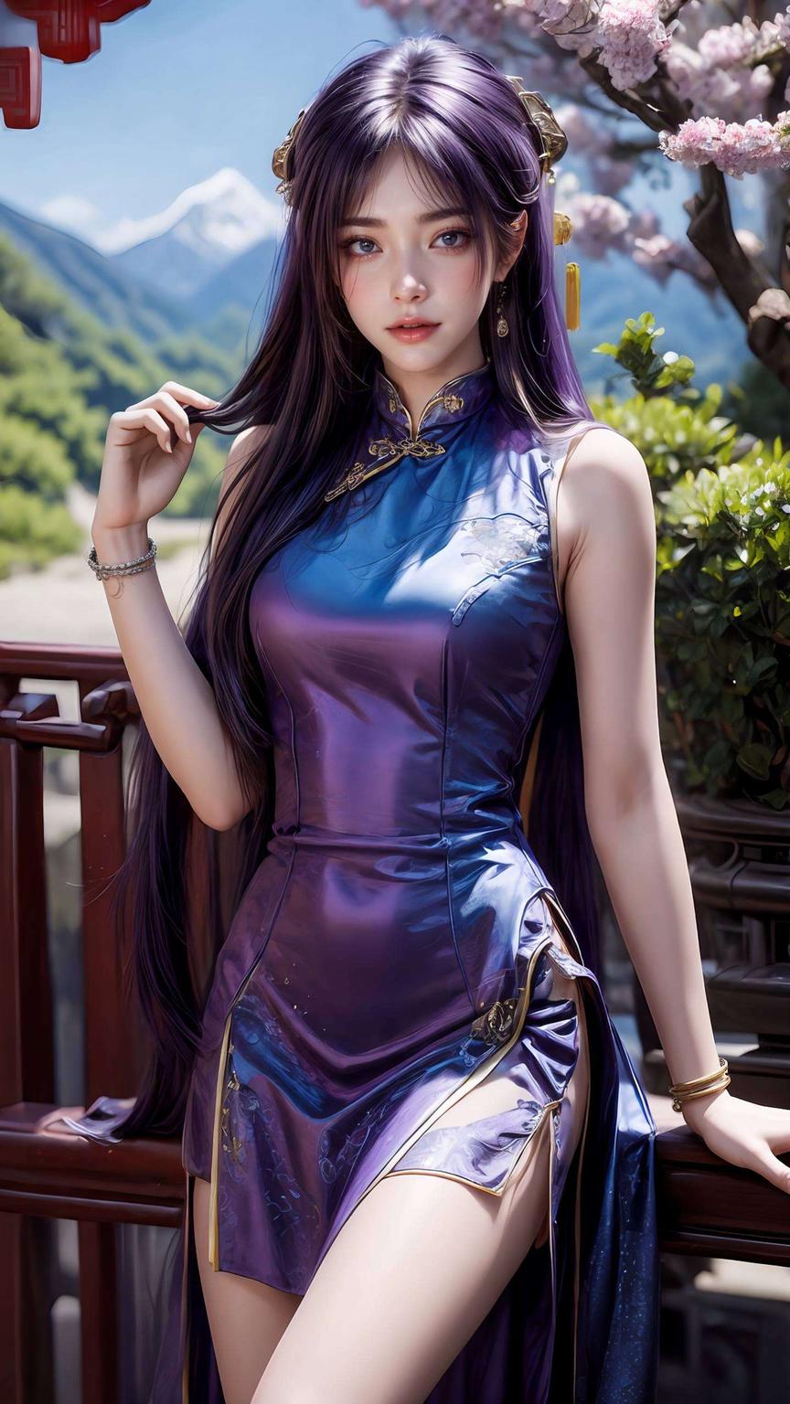 姬紫月清新壁纸高清头像映眼前