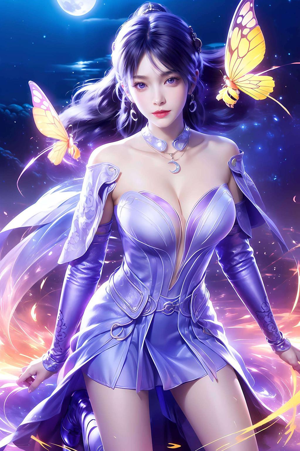 姬紫月国漫女神护眼手机必备