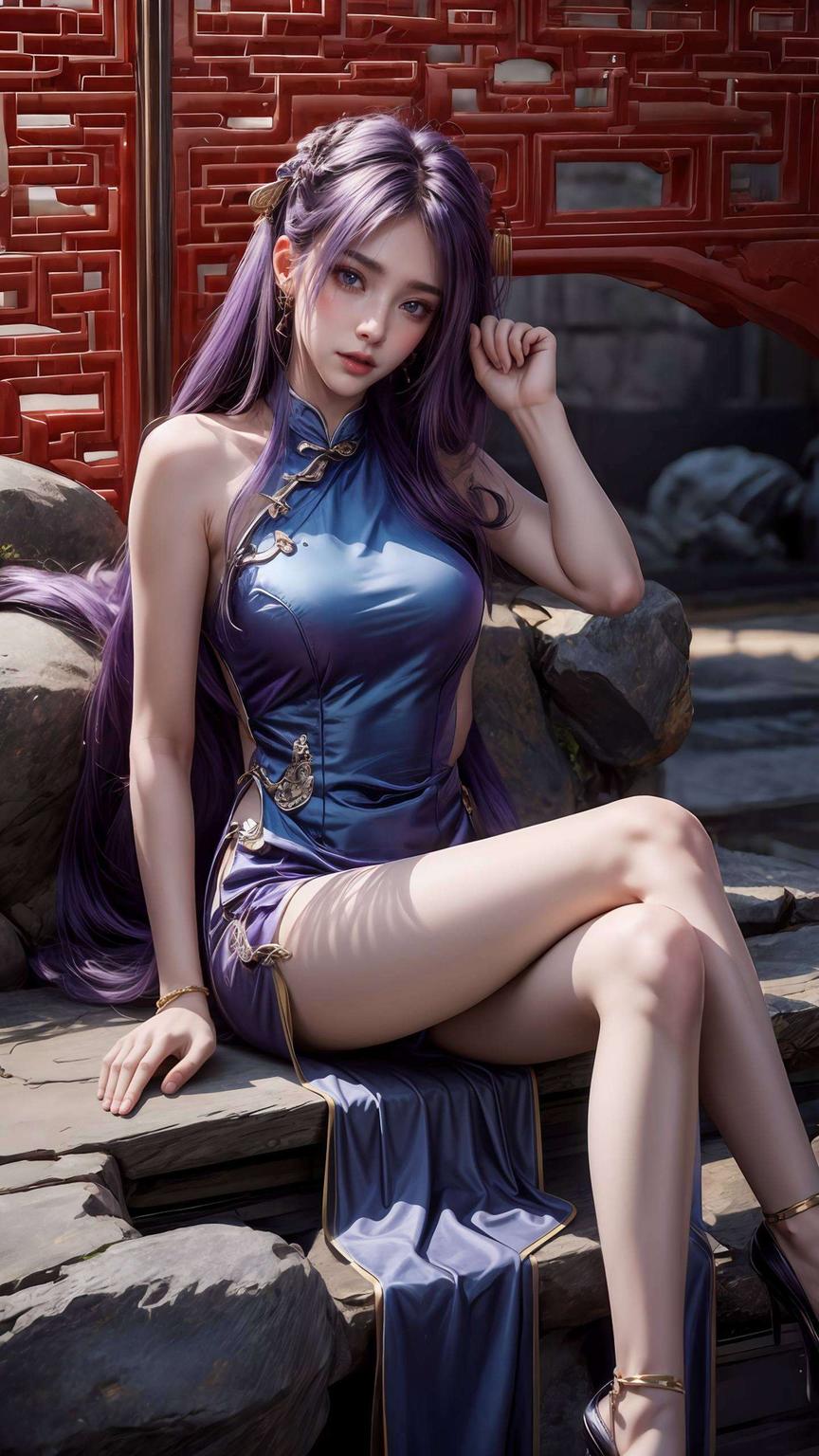 姬紫月的眼神藏着深深的温柔