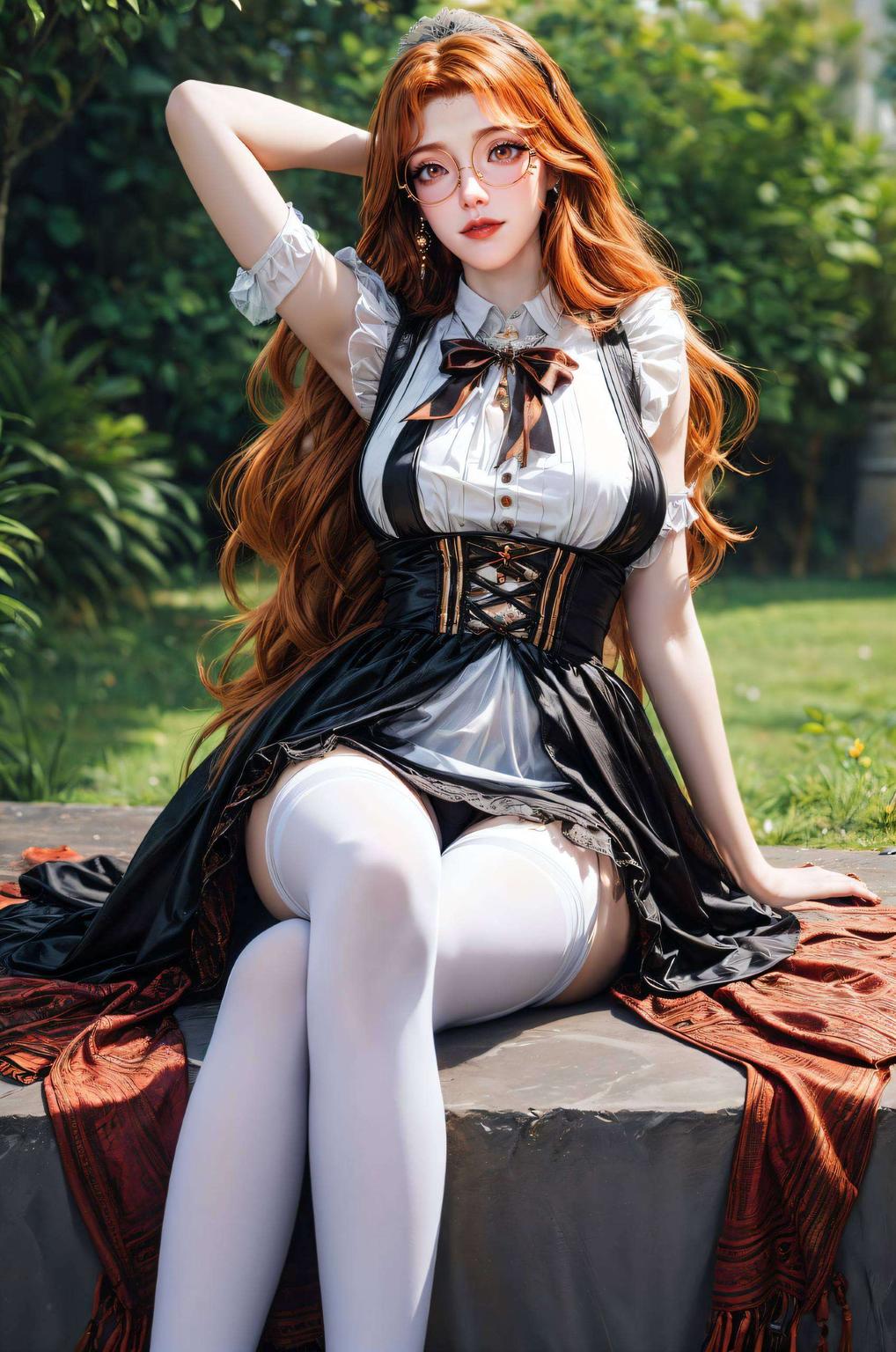 画面中橘子姐甜美可爱轻轻松松