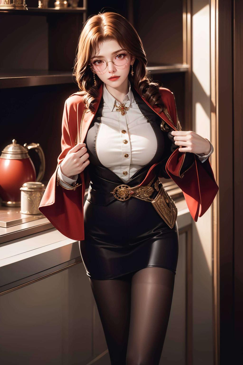 特别适合装点你的电脑桌面！看这款橘子姐的妖娆面部图片那眼神电力十足