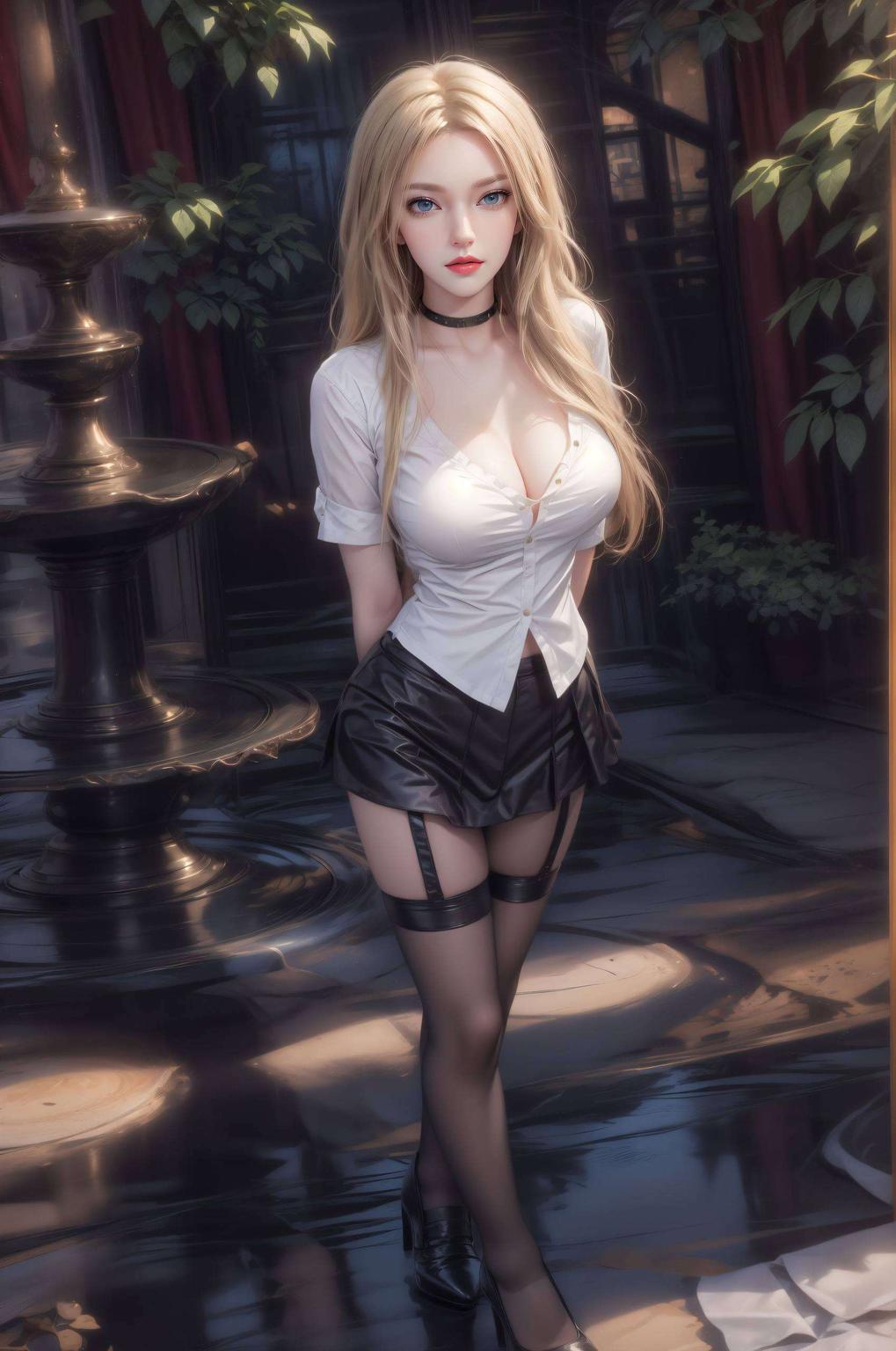 动漫迷们看这儿！凯莎露腿高清壁纸