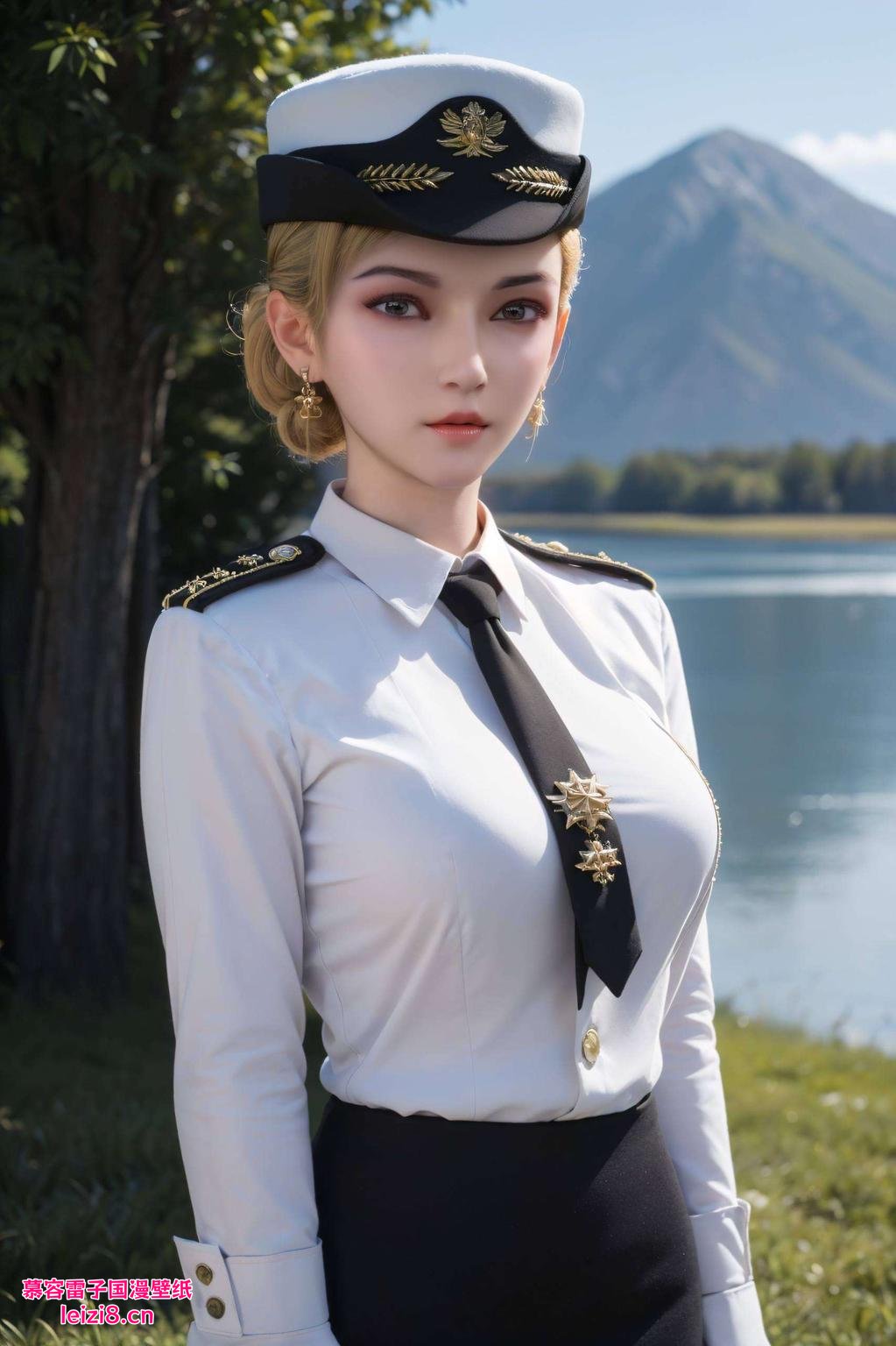 以《雄兵连》中怜风的英姿为灵感尽在这张极简壁纸中