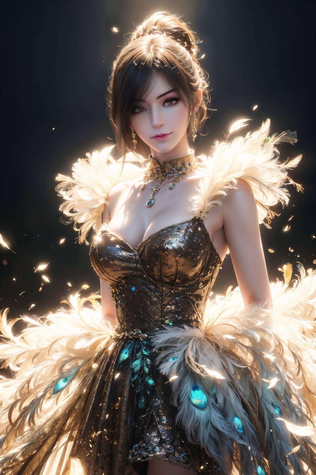 画面精美以动漫《雄兵连》中的凉冰角色为主题