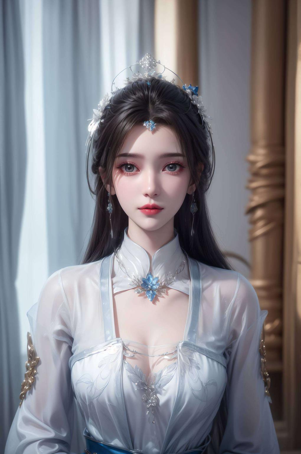 清冷眼神如秋水高清古风壁纸