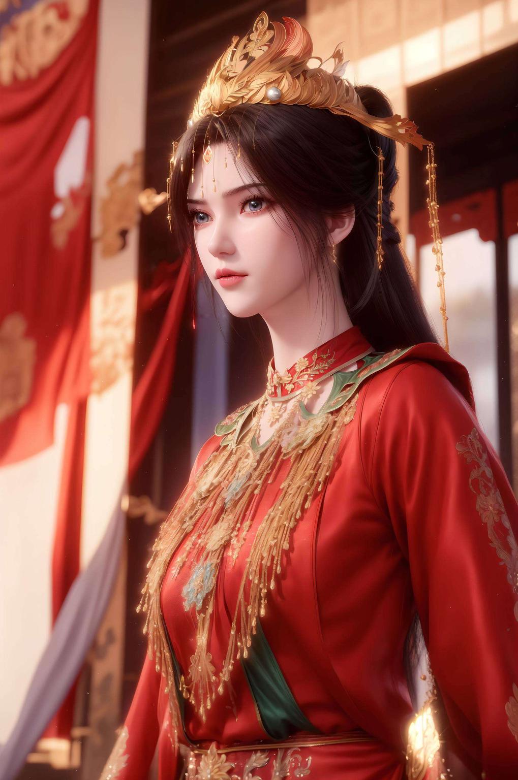 满满的苹果粉色简直少女心爆棚！快看这款李慕婉的古装壁纸