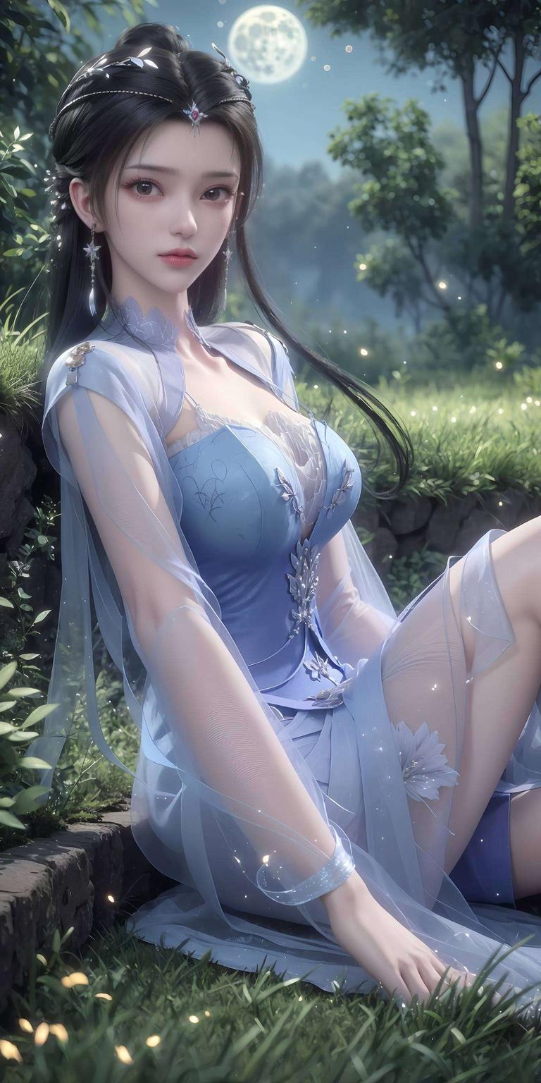 主角是李慕婉！4K全屏柔和的色彩