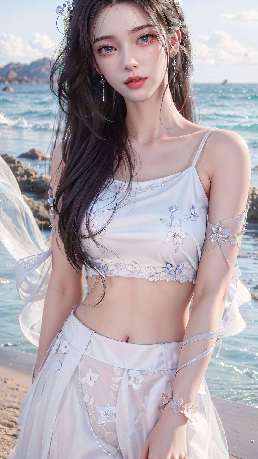 这款女生壁纸二次元壁纸更是PC桌面上的视觉盛宴！清新的画风