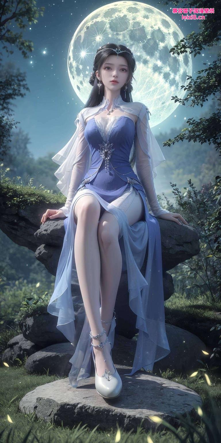 如画中美娇娥李慕婉身着华美婚服