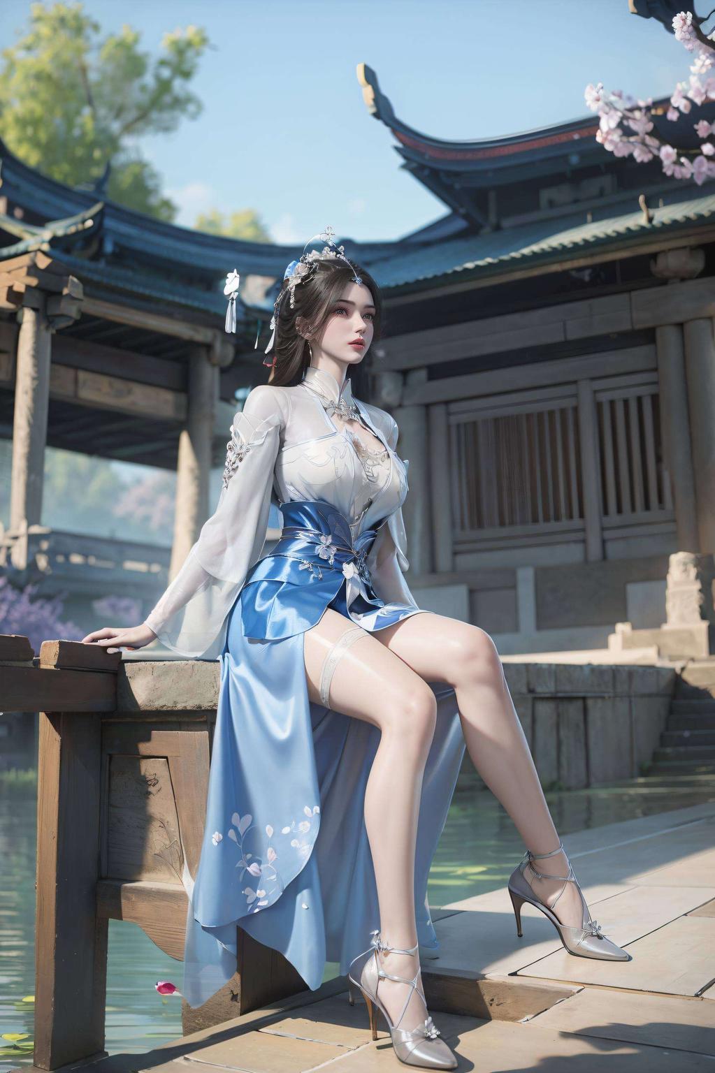 令人一见倾心李慕婉全身壁纸