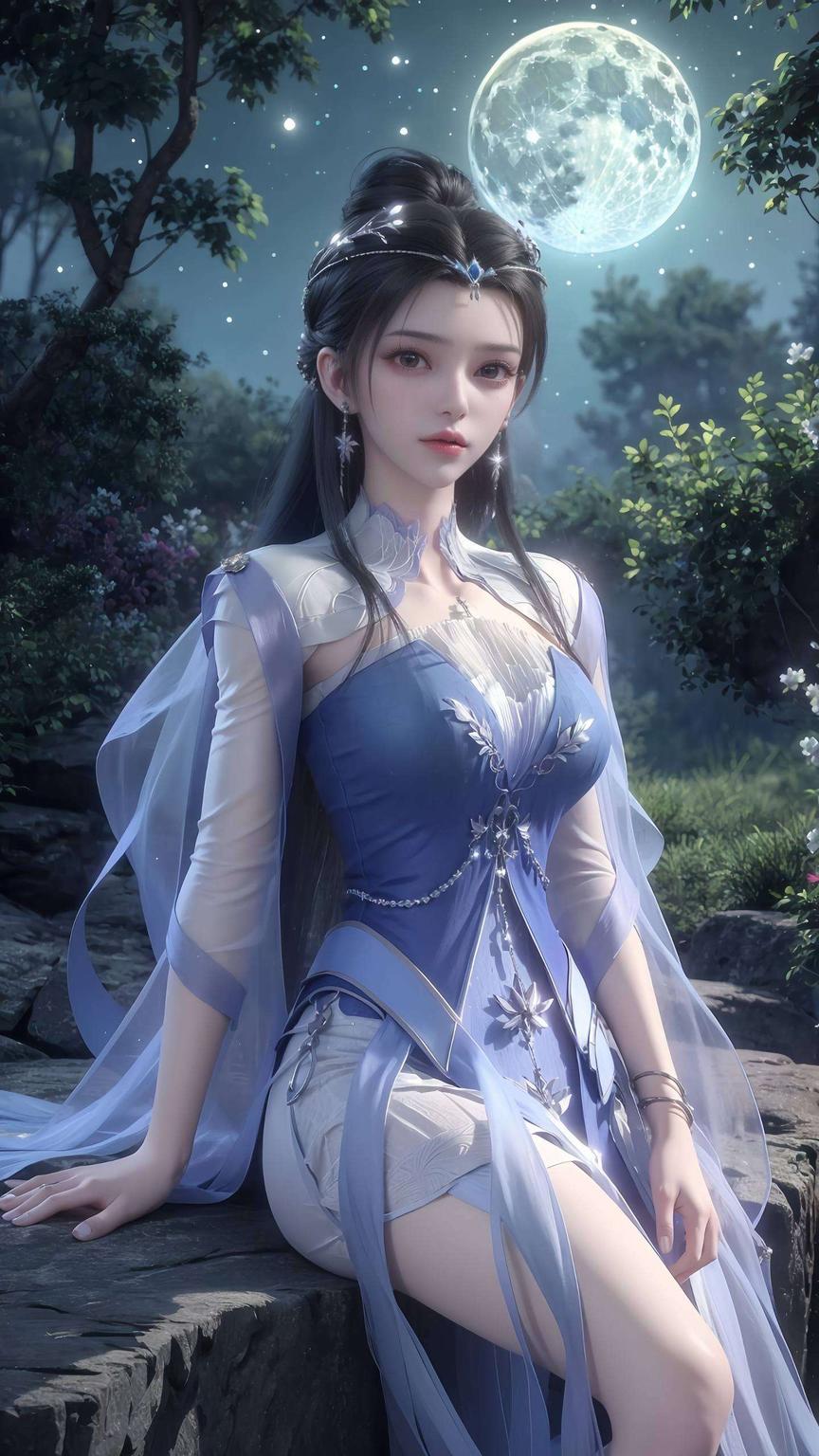 一抹静谧李慕婉正面照