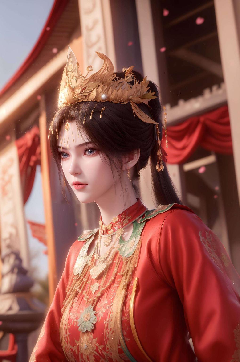 静态免费壁纸秀！横版高清李慕婉风采尽显