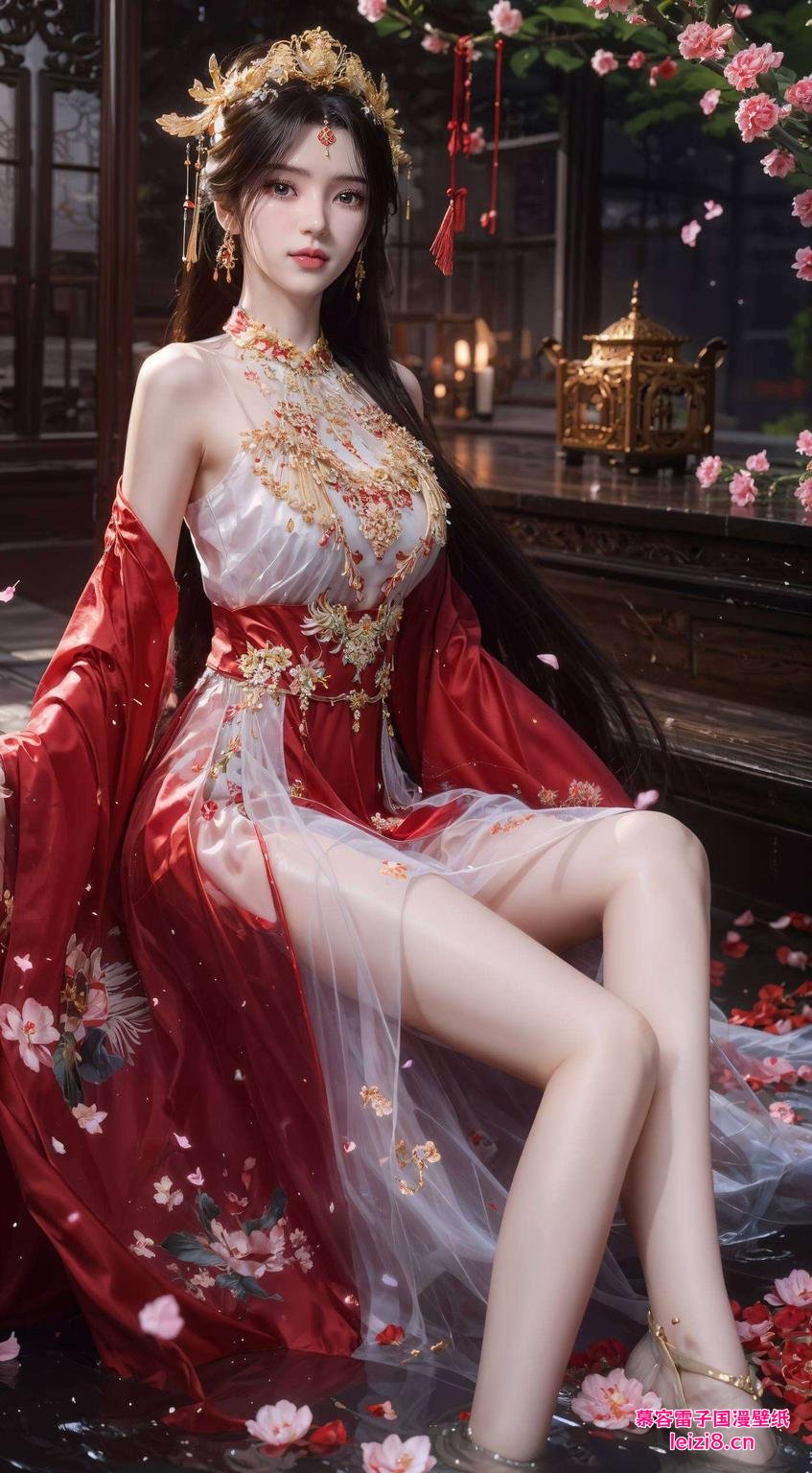 甜蜜瞬间动态呈现李慕婉大婚壁纸动态：细腻像素描绘