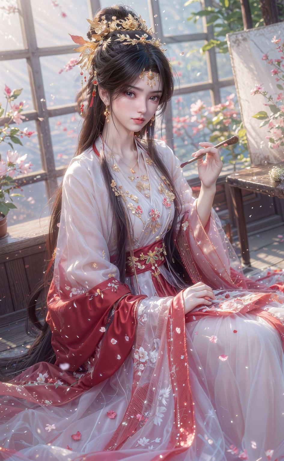 今天给大家带来一款超美的AI国漫女神李慕婉高清全屏壁纸专为iPad设计