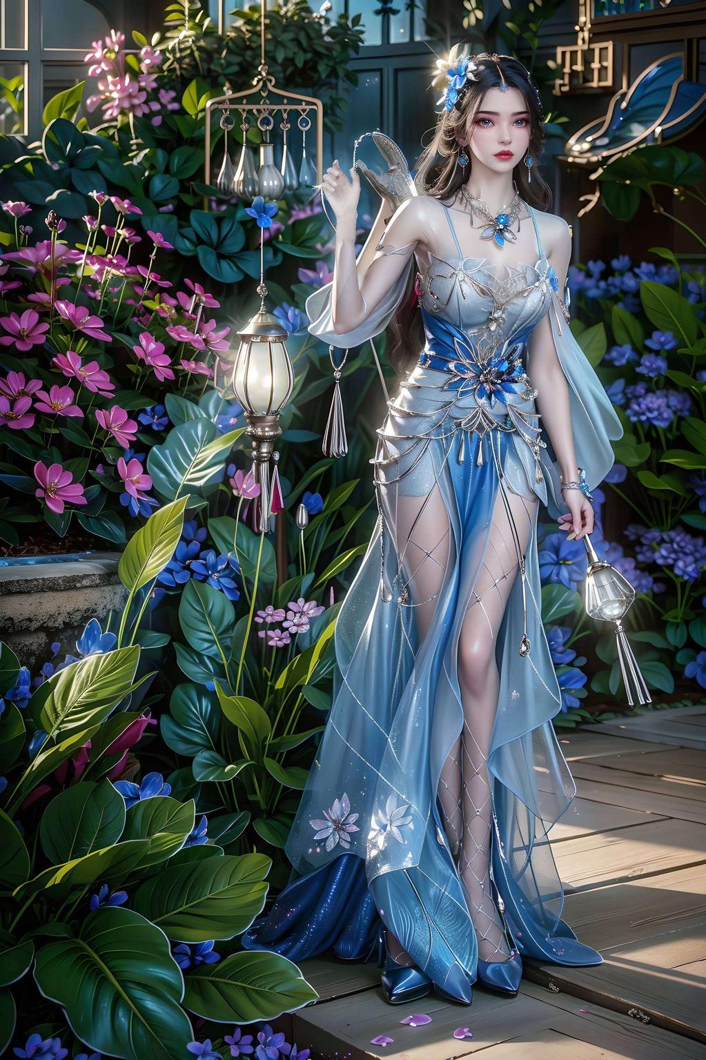 婉约之美！李慕婉长方形壁纸绿色清新