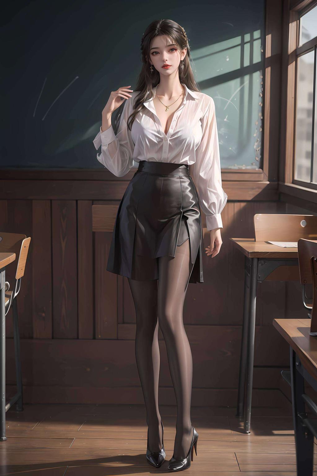 可爱又不失格调她优雅的姿态与细腻的线条完美融合