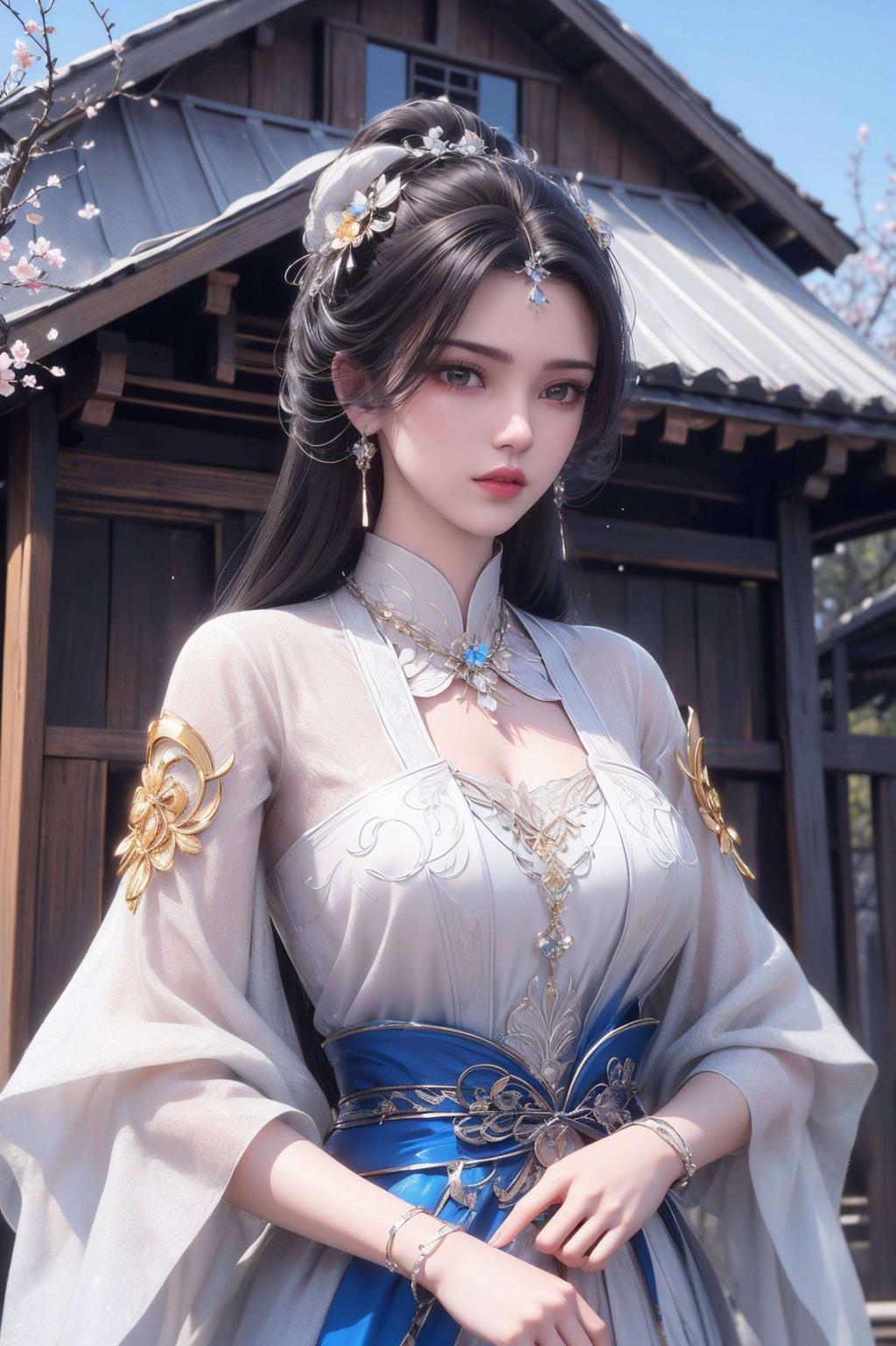 阳光下的李慕婉笑得甜美让清凉夏日随时陪伴你！