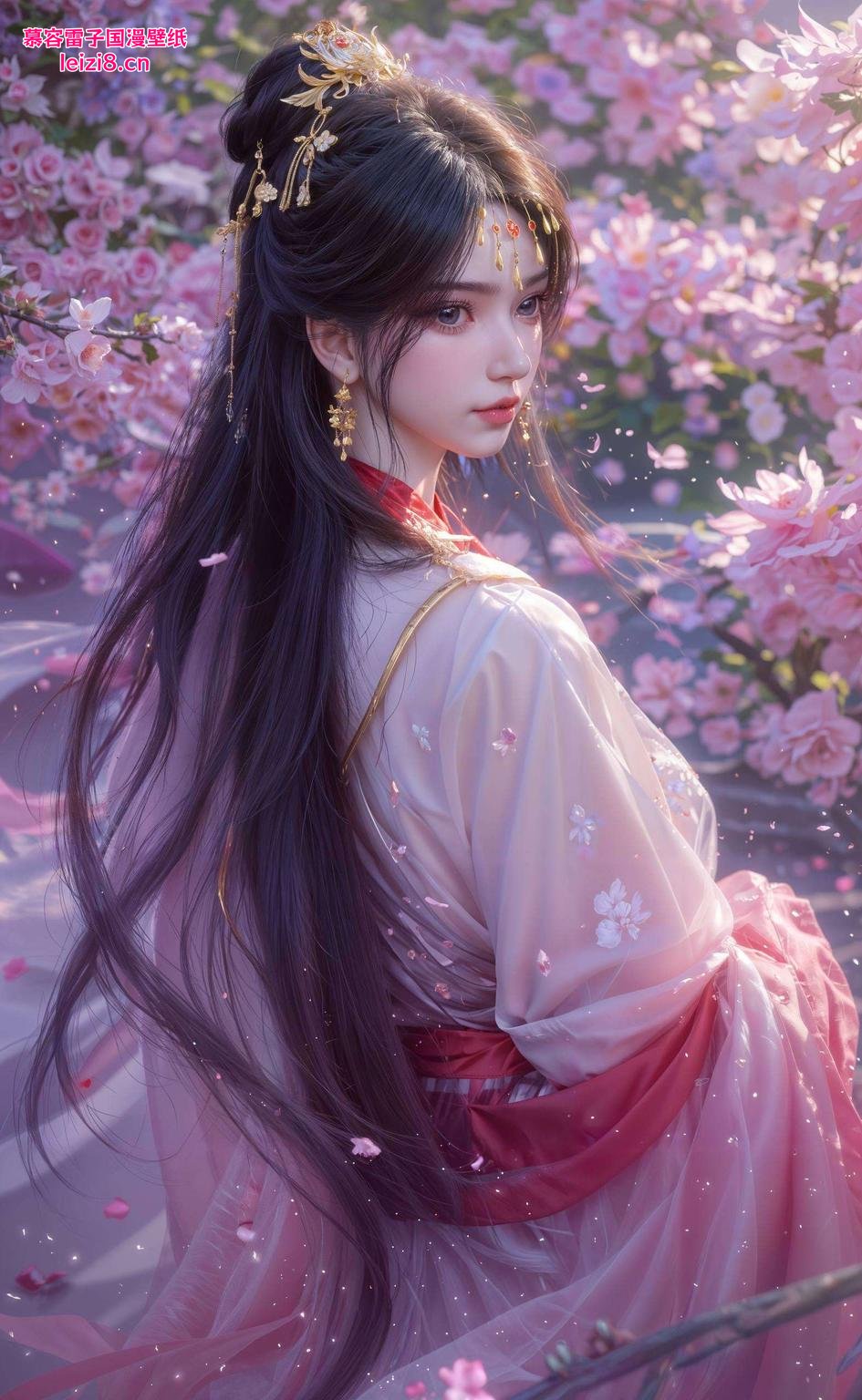 带你领略AI国漫女神李慕婉的绝美风采！横版设计