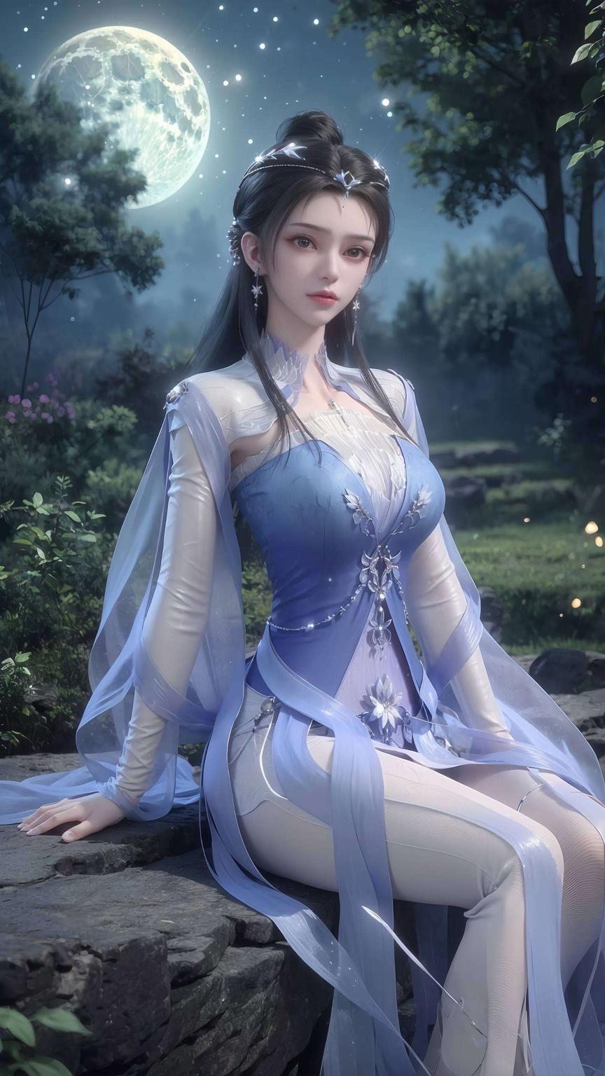 细节满分今天给大家带来一款炫彩壁纸完美像素平板壁纸！看这款李慕婉国漫二次元壁纸